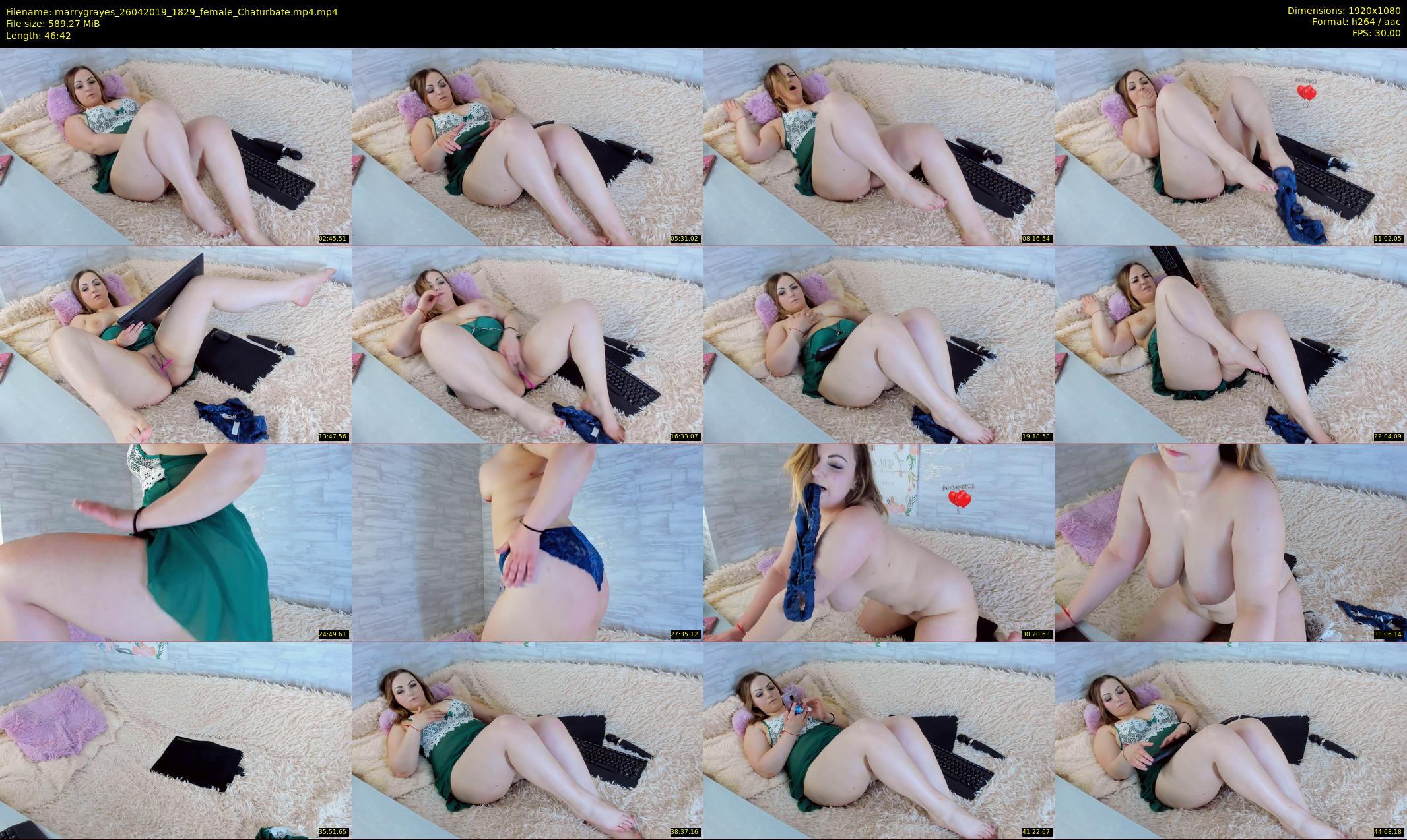 marrygrayes — 47 minute Chaturbate female cam show recording, 1080p, Apr 26, 2019