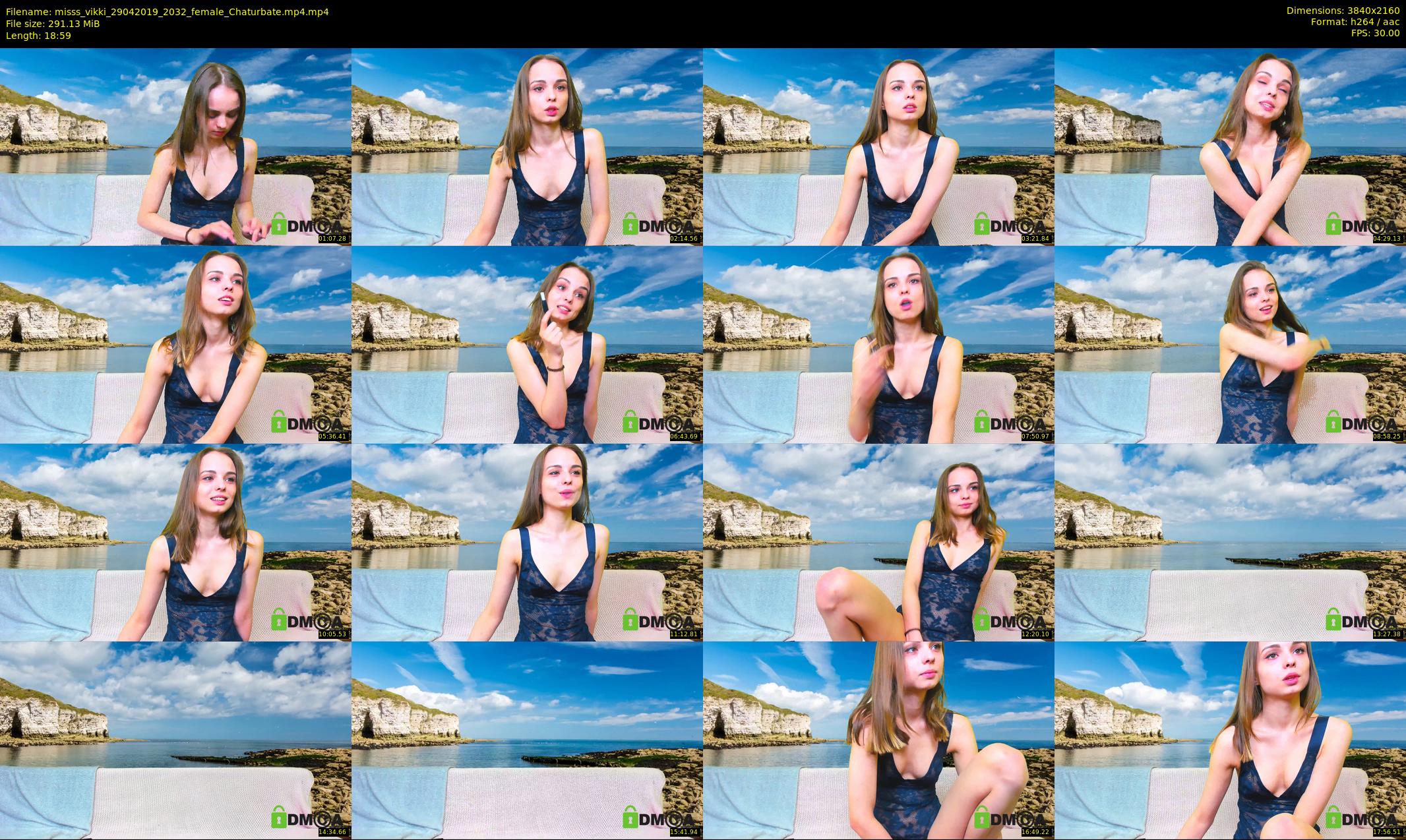misss_vikki — 19 minute Chaturbate female cam show recording, 4K, Apr 29, 2019