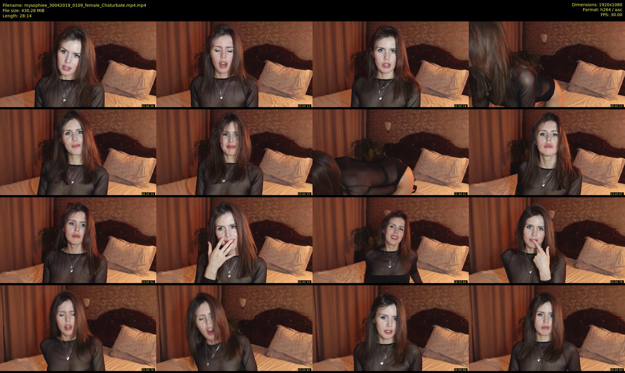 mysophiee — 29 minute Chaturbate female cam show recording, 1080p, Apr 30, 2019