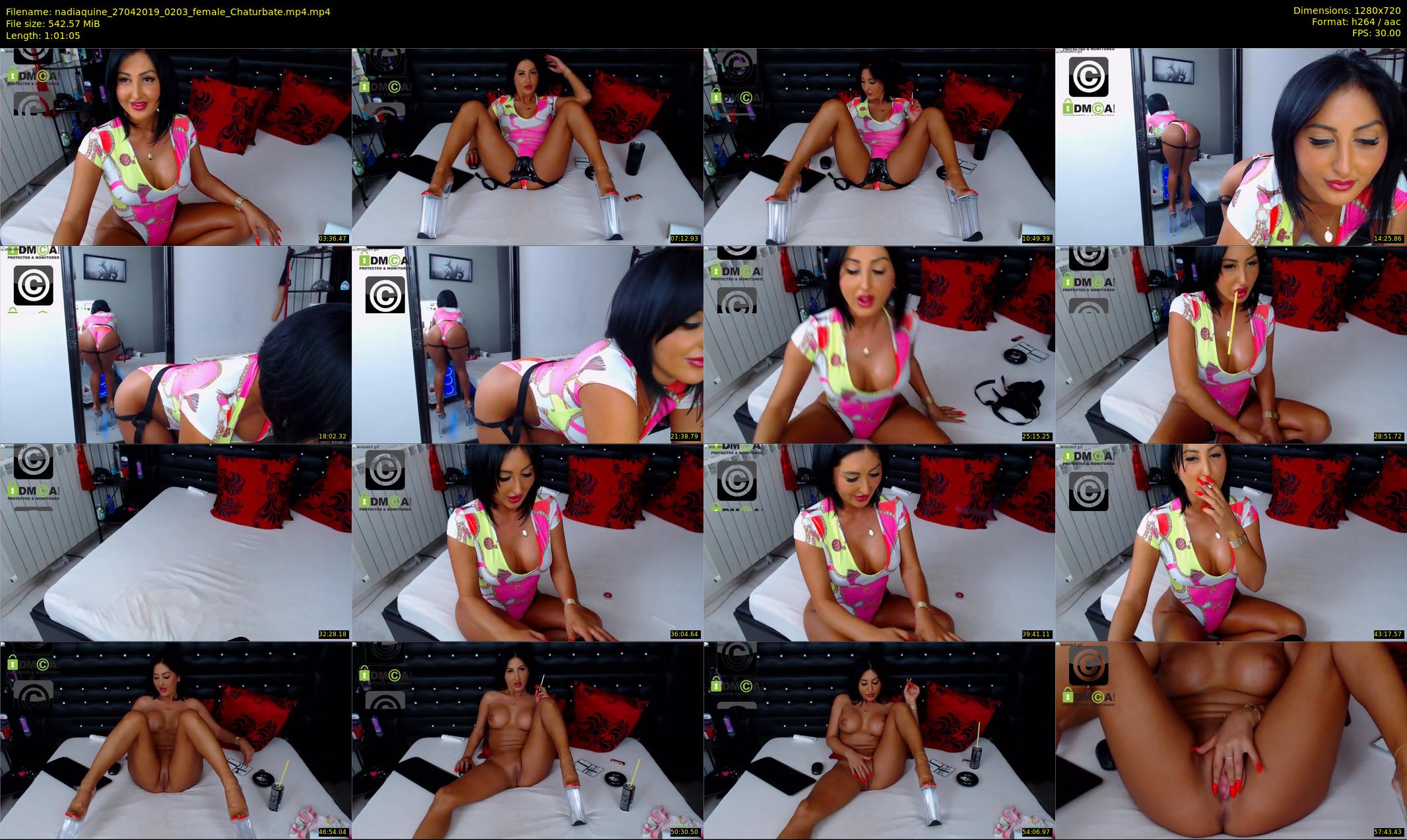 nadiaquine — 62 minute Chaturbate female cam show recording, 720p, Apr 27, 2019