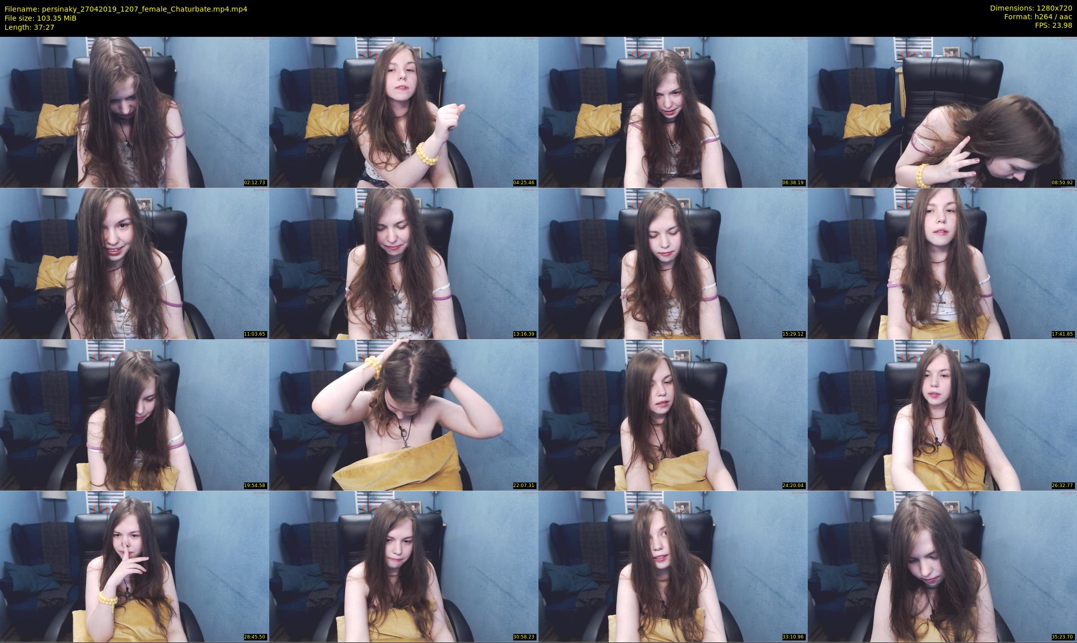 persinaky — 38 minute Chaturbate female cam show recording, 720p, Apr 27, 2019