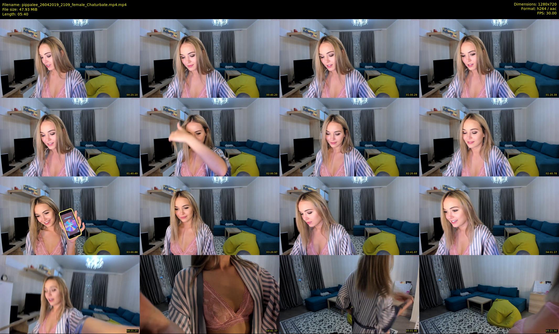 pippalee — 6 minute Chaturbate female cam show recording, 720p, Apr 26, 2019