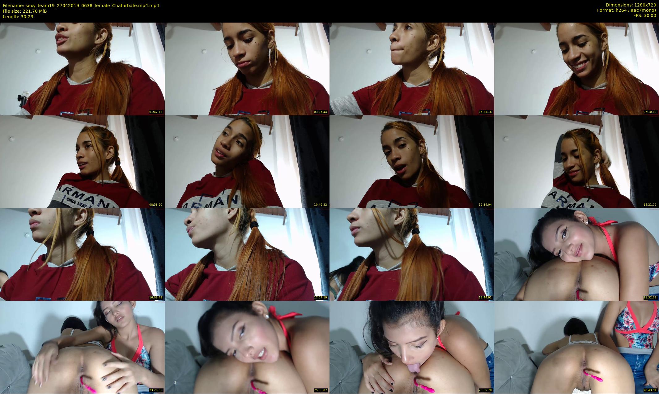 sexy_team19 — 31 minute Chaturbate female cam show recording, 720p, Apr 27, 2019