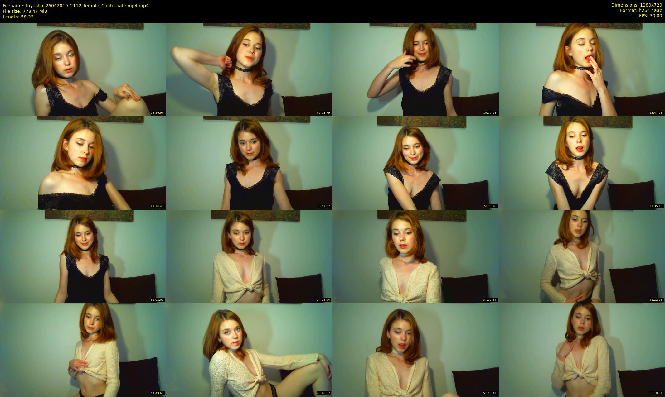 tayasha — 59 minute Chaturbate female cam show recording, 720p, Apr 26, 2019