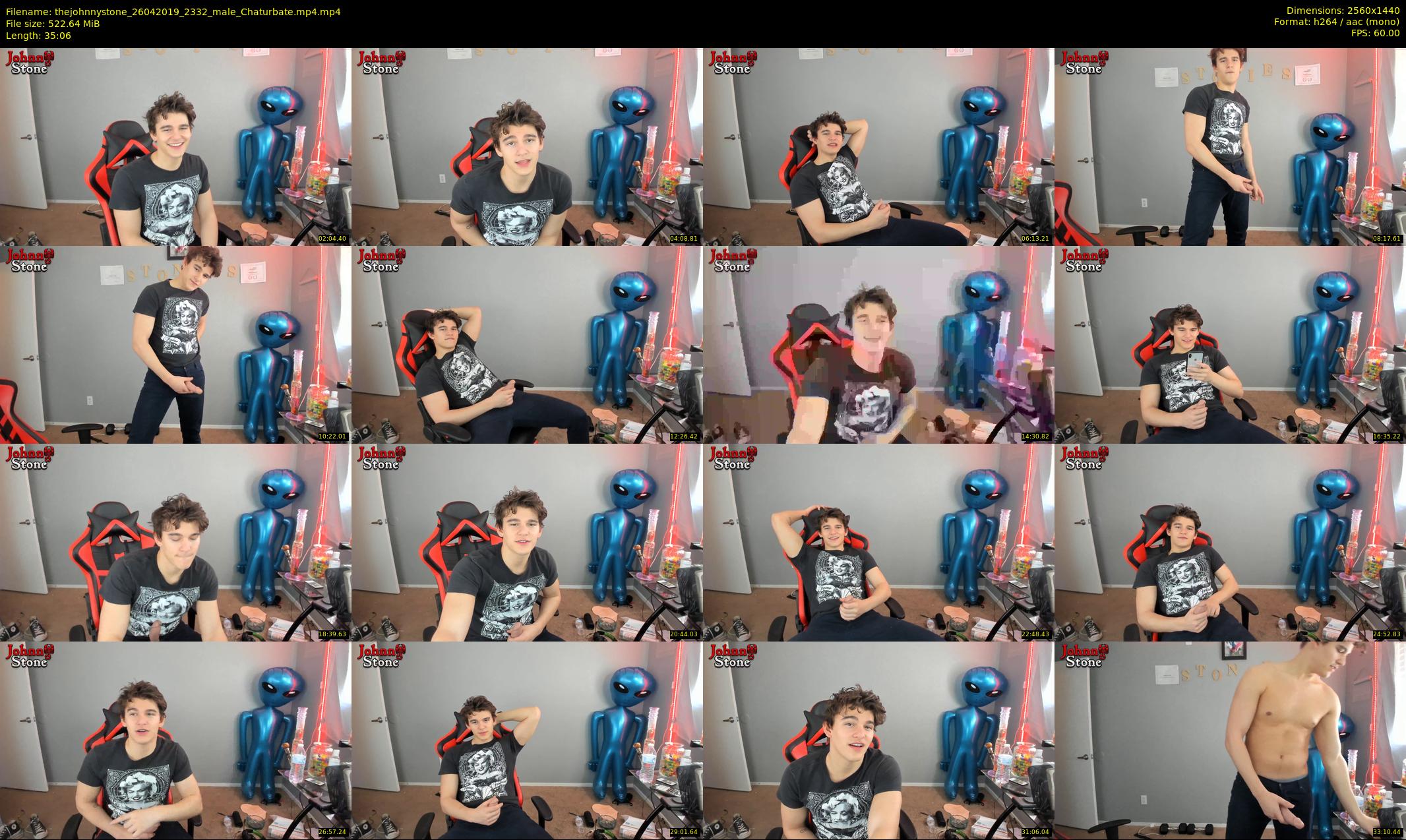 thejohnnystone — 36 minute Chaturbate male cam show recording, 1080p, Apr 26, 2019