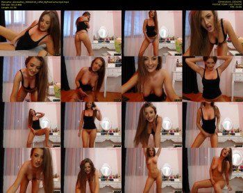 AlessiaRay — 42 minute MyFreeCams cam show recording, SD, Apr 30, 2019