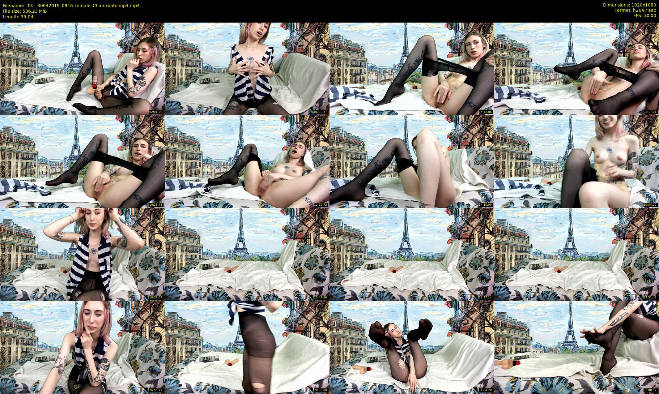 _0k_ — 36 minute Chaturbate female cam show recording, 1080p, Apr 30, 2019