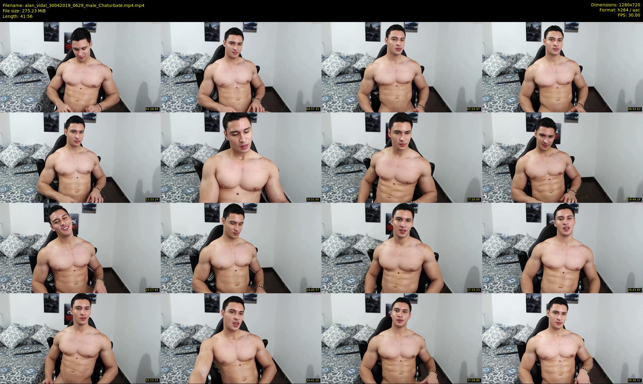 alan_vidal — 42 minute Chaturbate male cam show recording, 720p, Apr 30, 2019