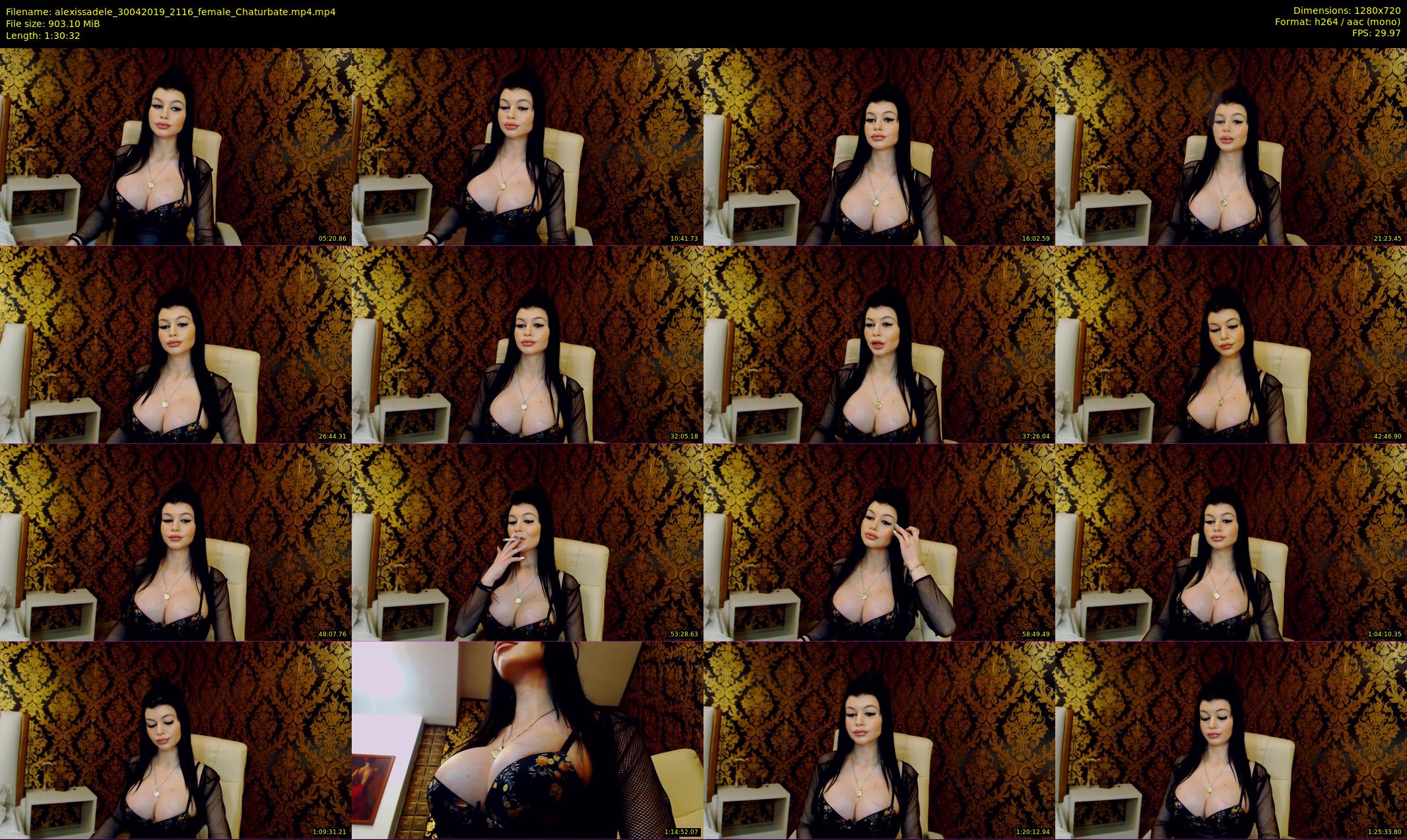alexissadele — 91 minute Chaturbate female cam show recording, 720p, Apr 30, 2019
