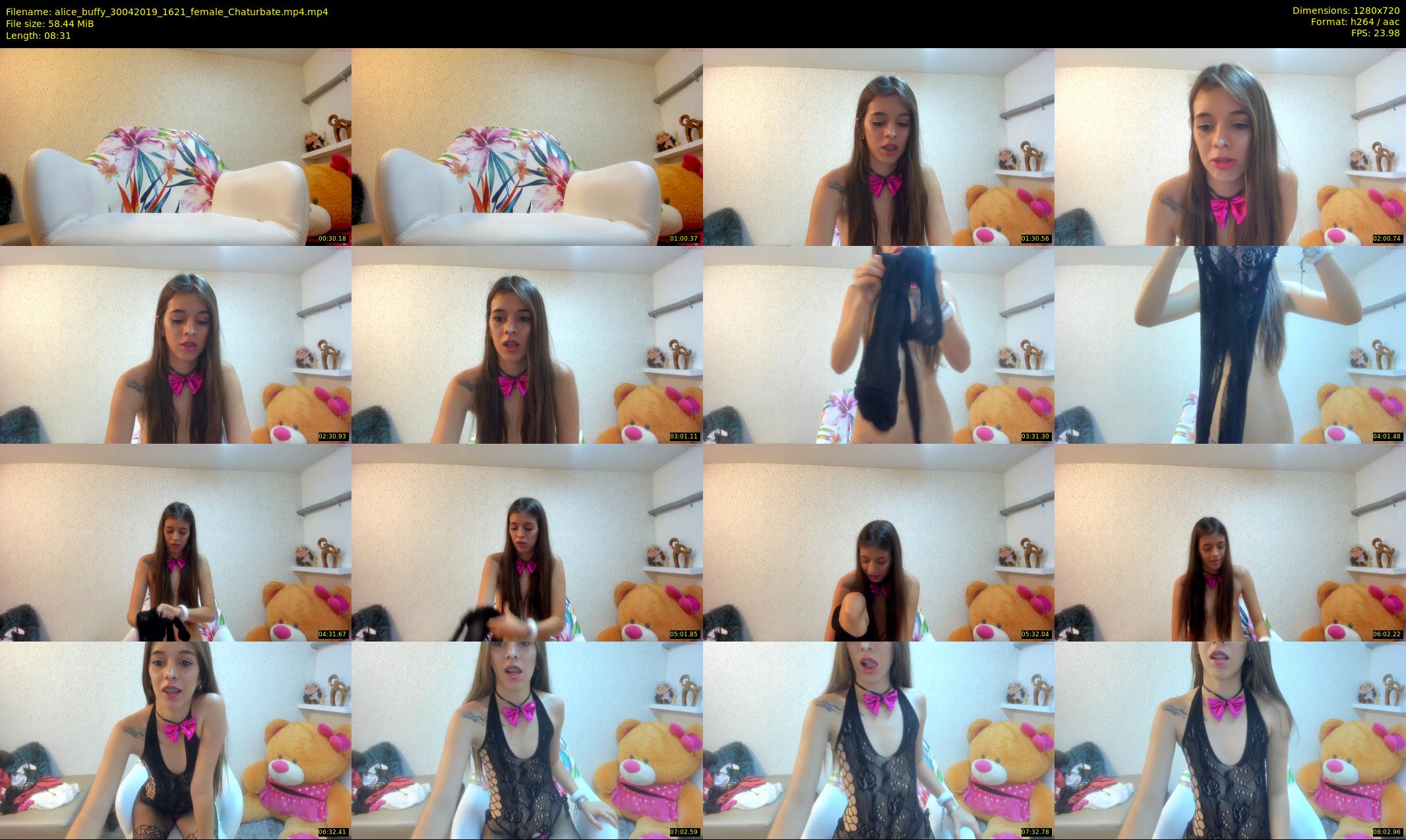 alice_buffy — 9 minute Chaturbate female cam show recording, 720p, Apr 30, 2019