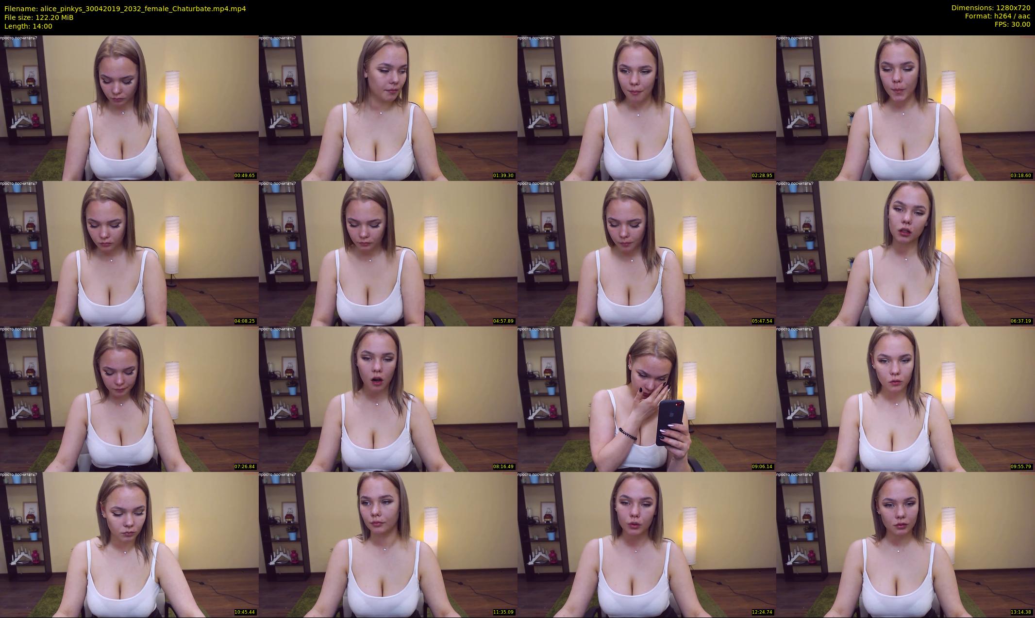 alice_pinkys — 14 minute Chaturbate female cam show recording, 720p, Apr 30, 2019