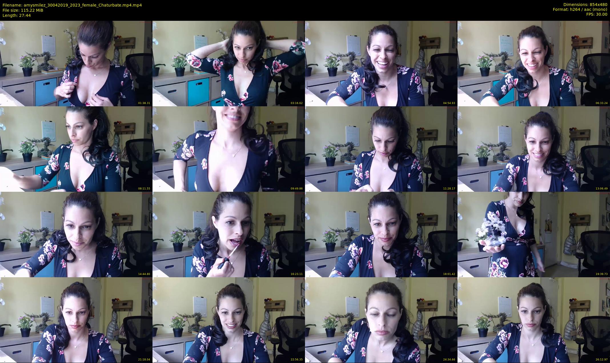 amysmilez — 28 minute Chaturbate female cam show recording, 480p, Apr 30, 2019