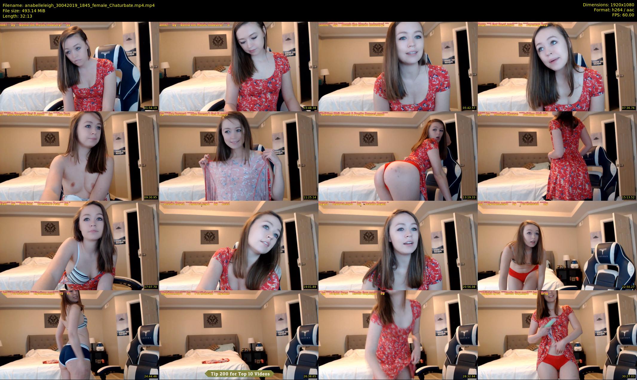 anabelleleigh — 33 minute Chaturbate female cam show recording, 1080p, Apr 30, 2019
