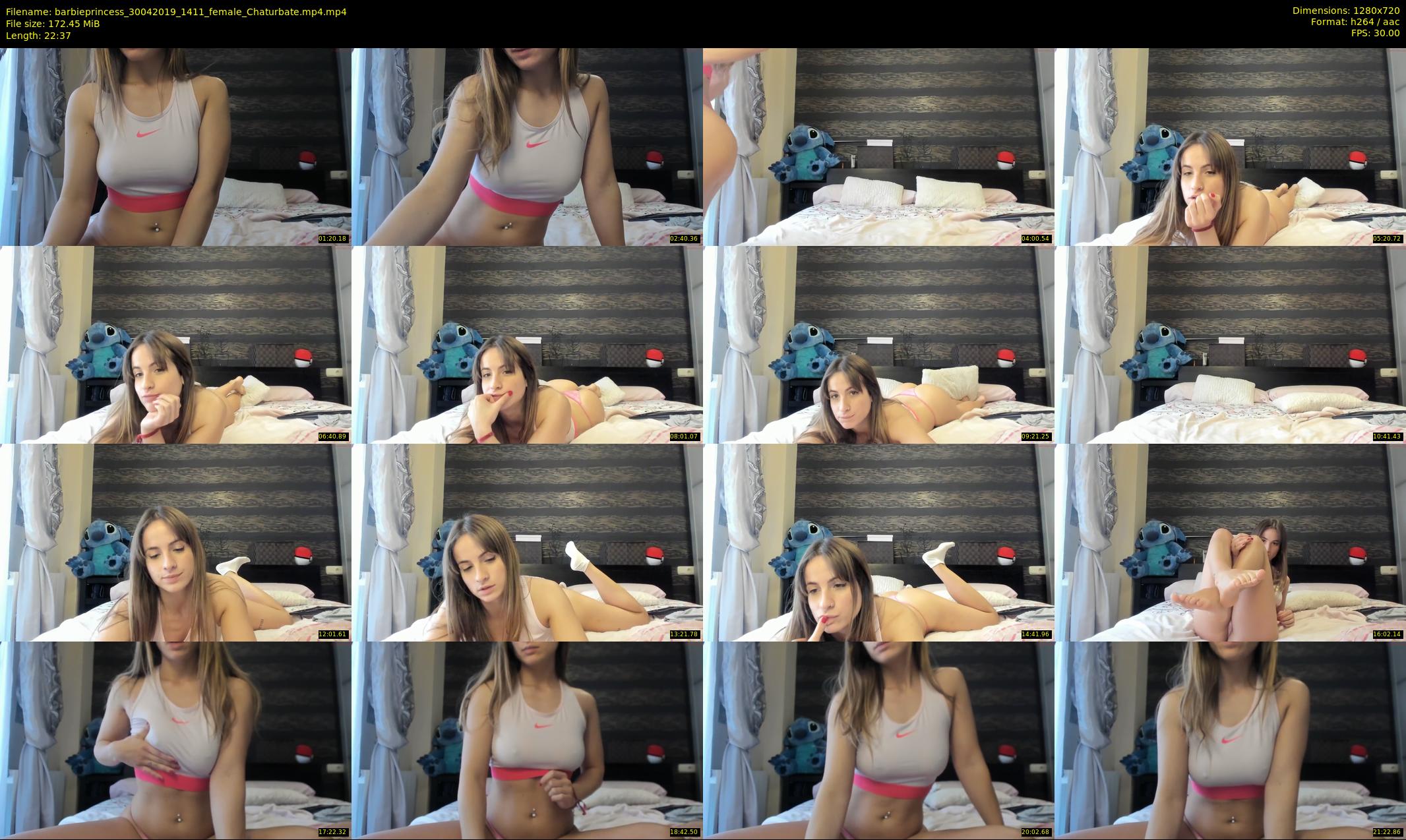 barbieprincess — 23 minute Chaturbate female cam show recording, 720p, Apr 30, 2019