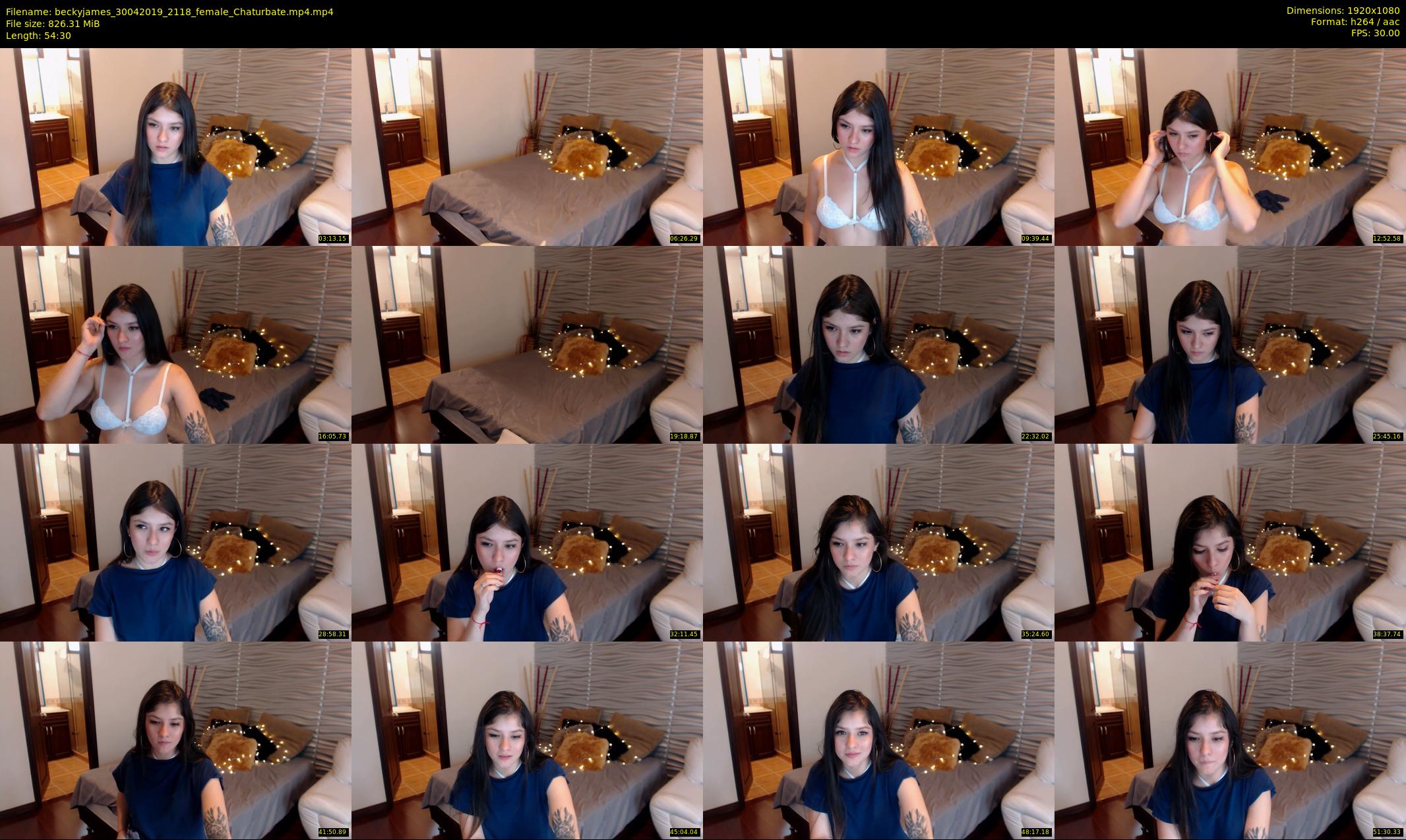 beckyjames — 55 minute Chaturbate female cam show recording, 1080p, Apr 30, 2019