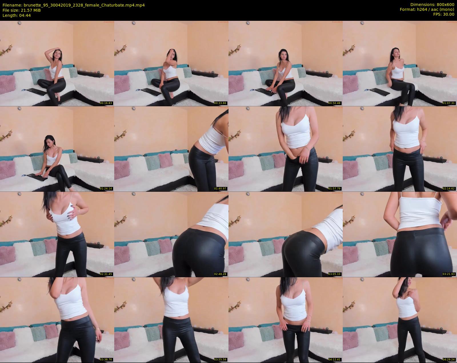 brunette_95 — 5 minute Chaturbate female cam show recording, 480p, Apr 30, 2019