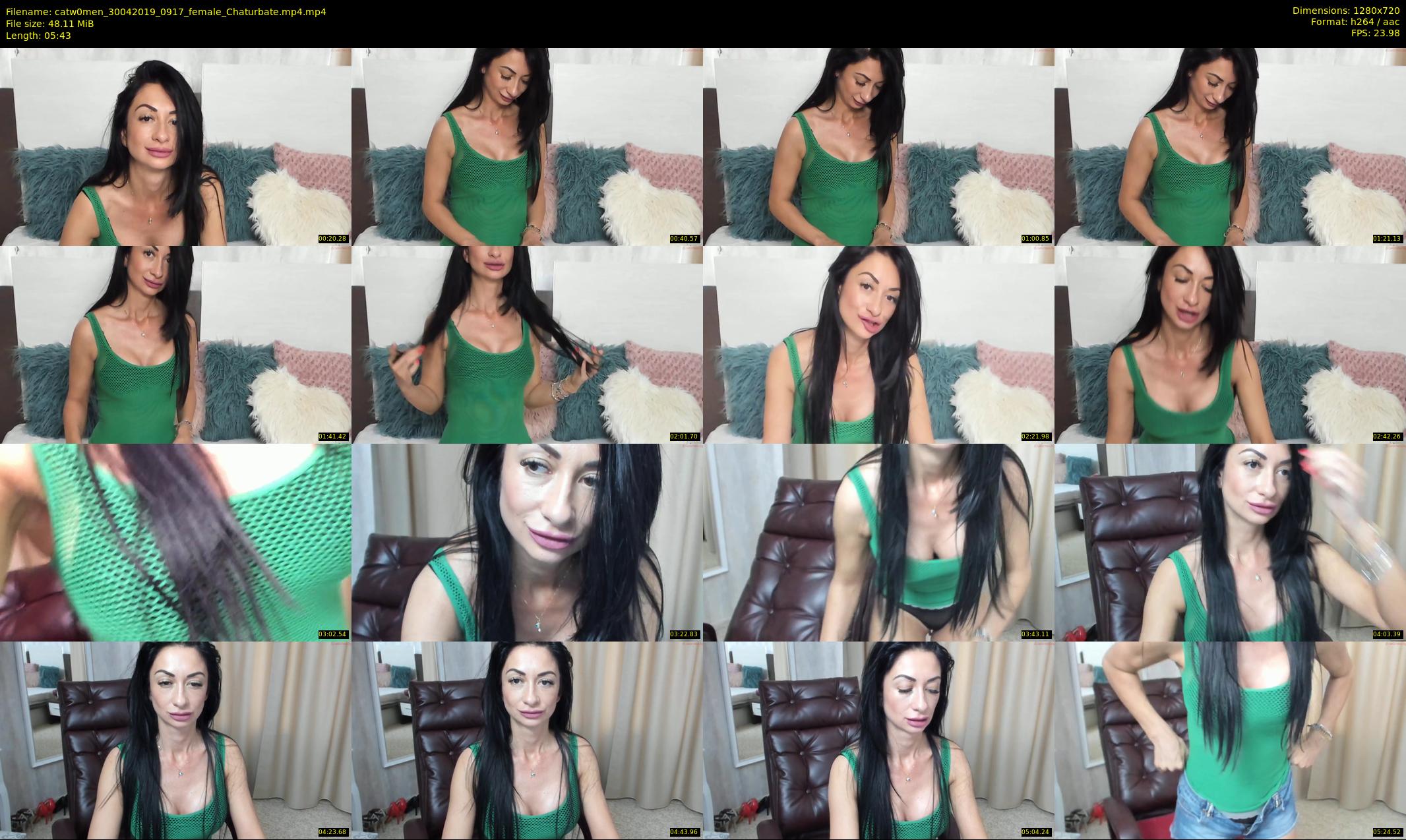 catw0men — 6 minute Chaturbate female cam show recording, 720p, Apr 30, 2019
