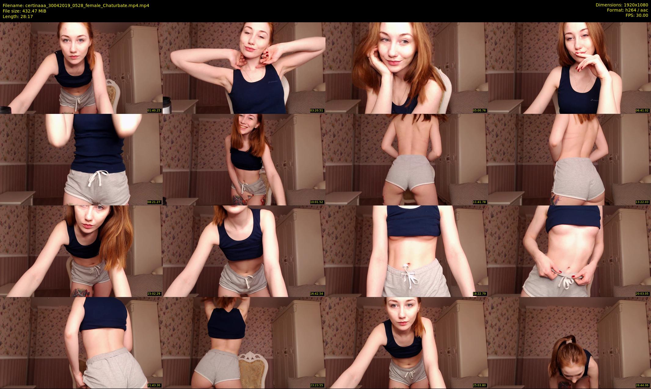 certinaaa — 29 minute Chaturbate female cam show recording, 1080p, Apr 30, 2019