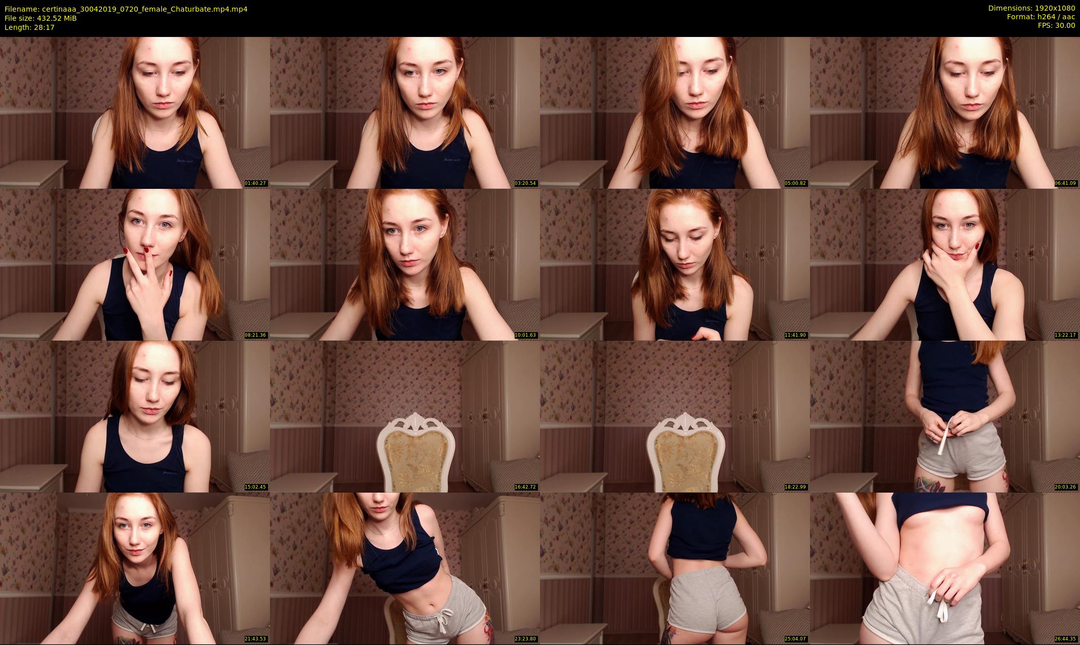 certinaaa — 29 minute Chaturbate female cam show recording, 1080p, Apr 30, 2019