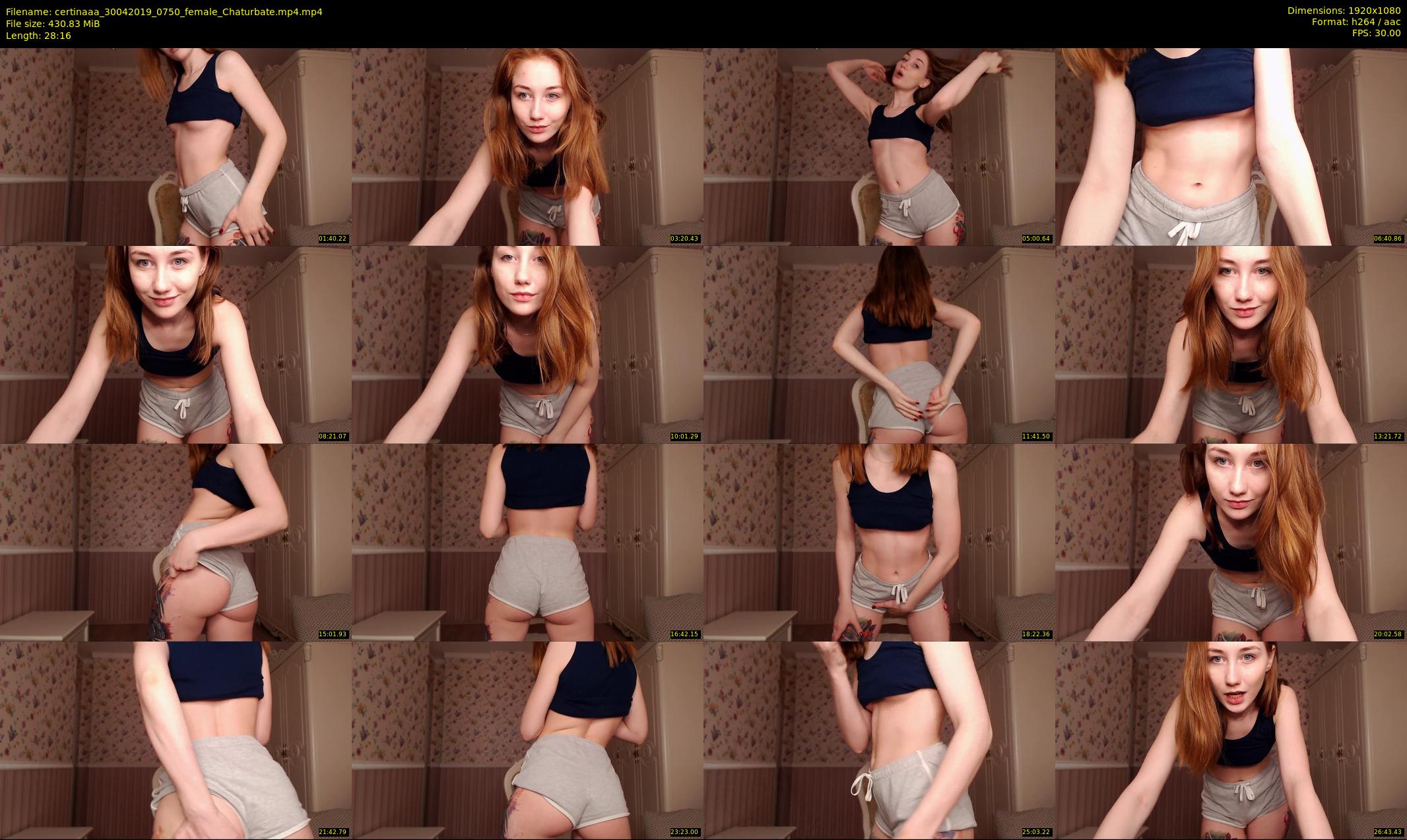 certinaaa — 29 minute Chaturbate female cam show recording, 1080p, Apr 30, 2019