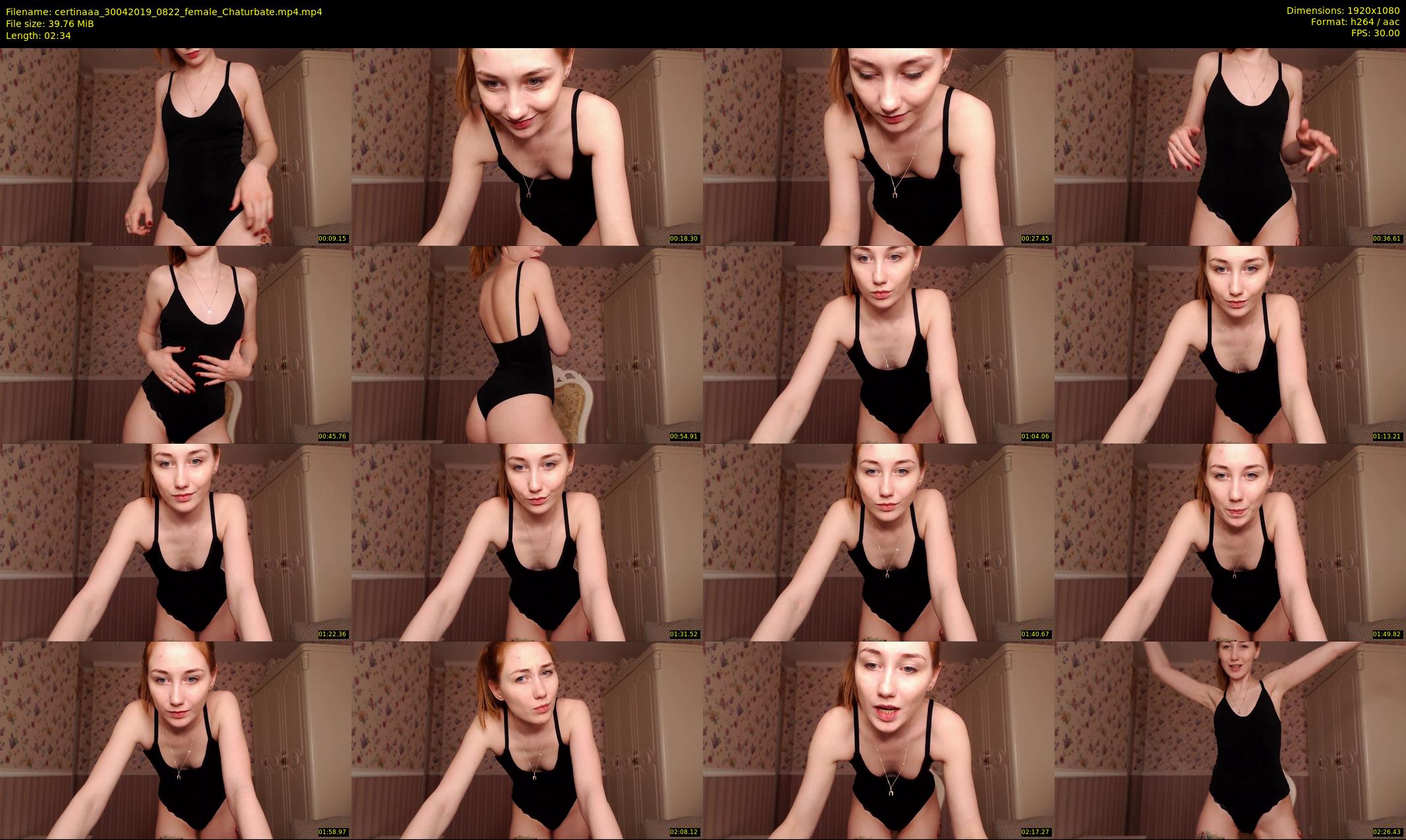 certinaaa — 3 minute Chaturbate female cam show recording, 1080p, Apr 30, 2019