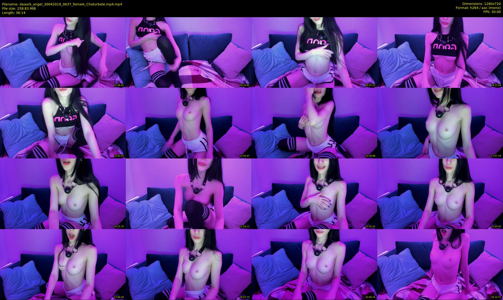 daaark_angel — 37 minute Chaturbate female cam show recording, 720p, Apr 30, 2019