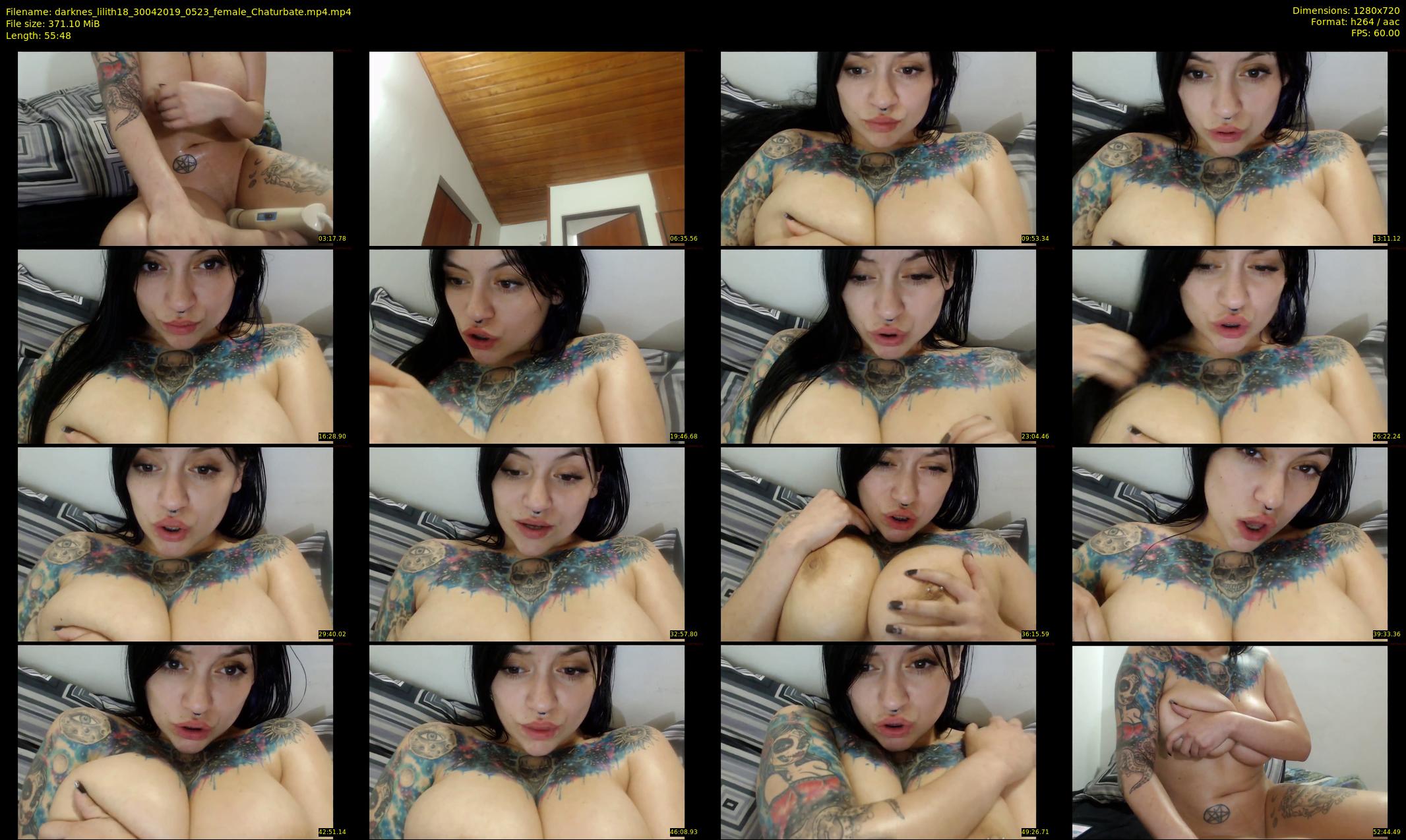 darknes_lilith18 — 56 minute Chaturbate female cam show recording, 720p, Apr 30, 2019