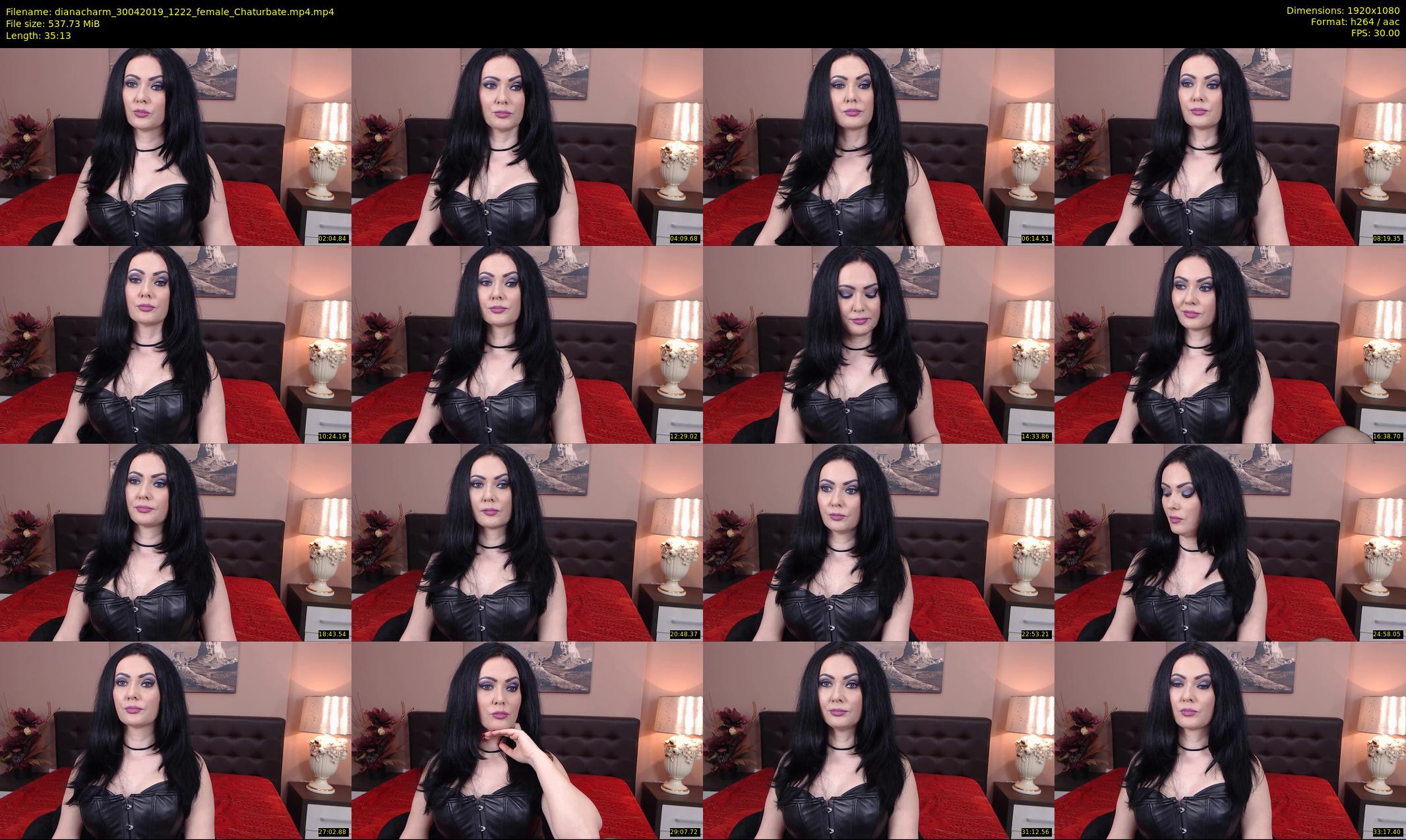 dianacharm — 36 minute Chaturbate female cam show recording, 1080p, Apr 30, 2019