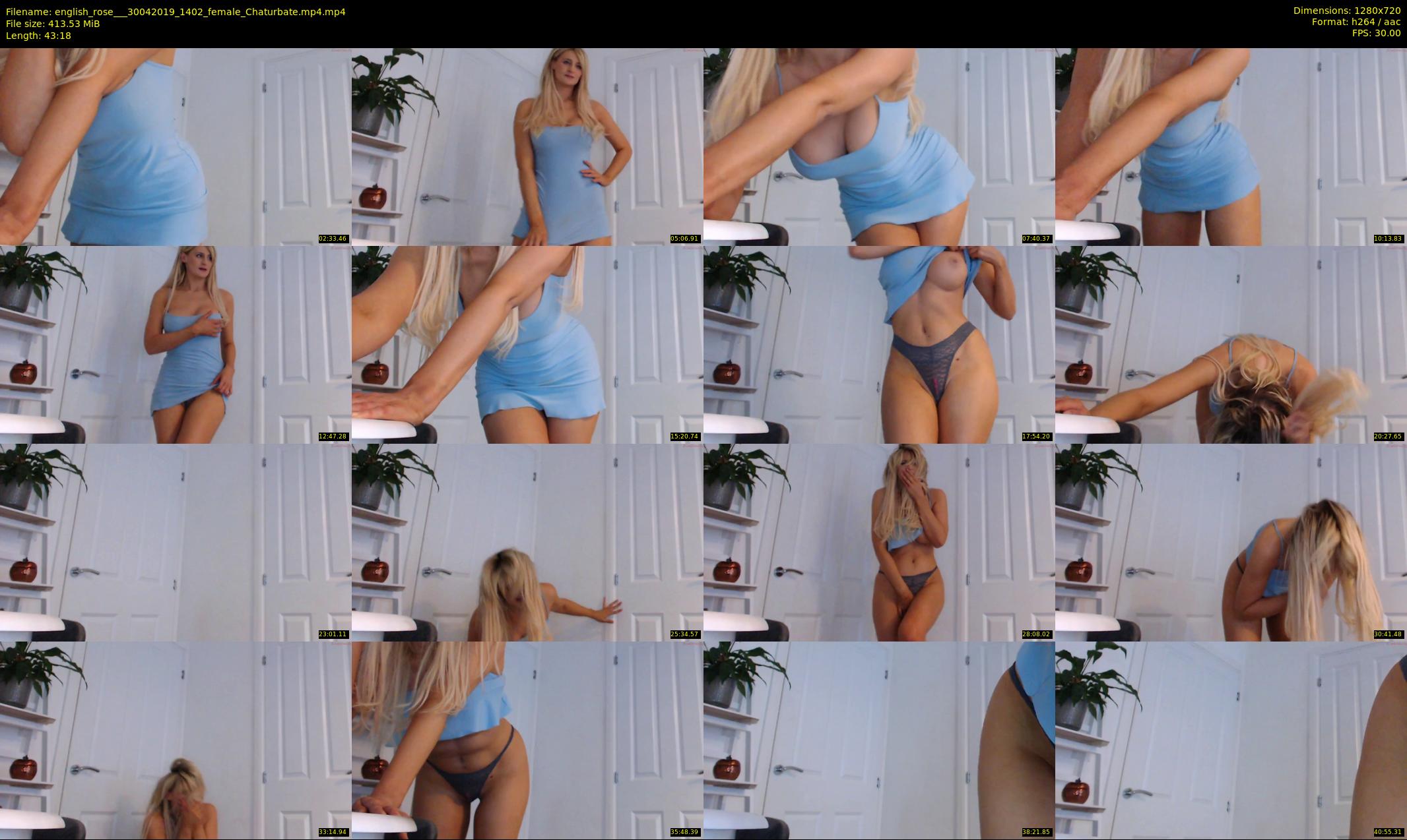english_rose__ — 44 minute Chaturbate female cam show recording, 720p, Apr 30, 2019