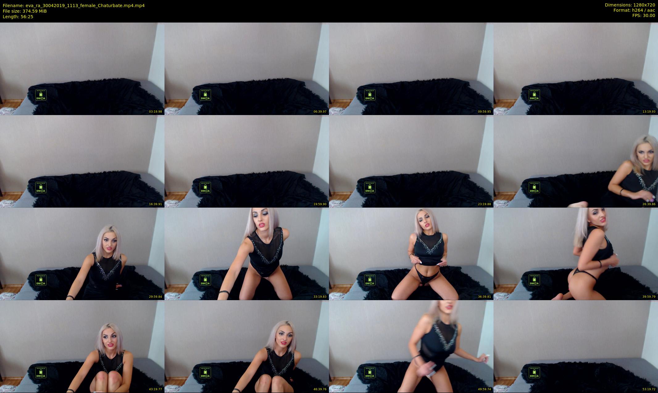 eva_ra — 57 minute Chaturbate female cam show recording, 720p, Apr 30, 2019