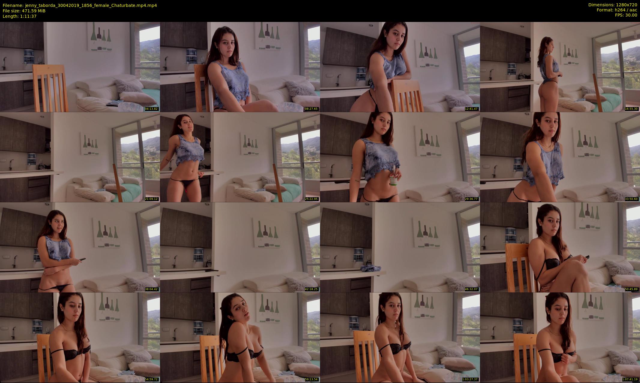 jenny_taborda — 72 minute Chaturbate female cam show recording, 720p, Apr 30, 2019