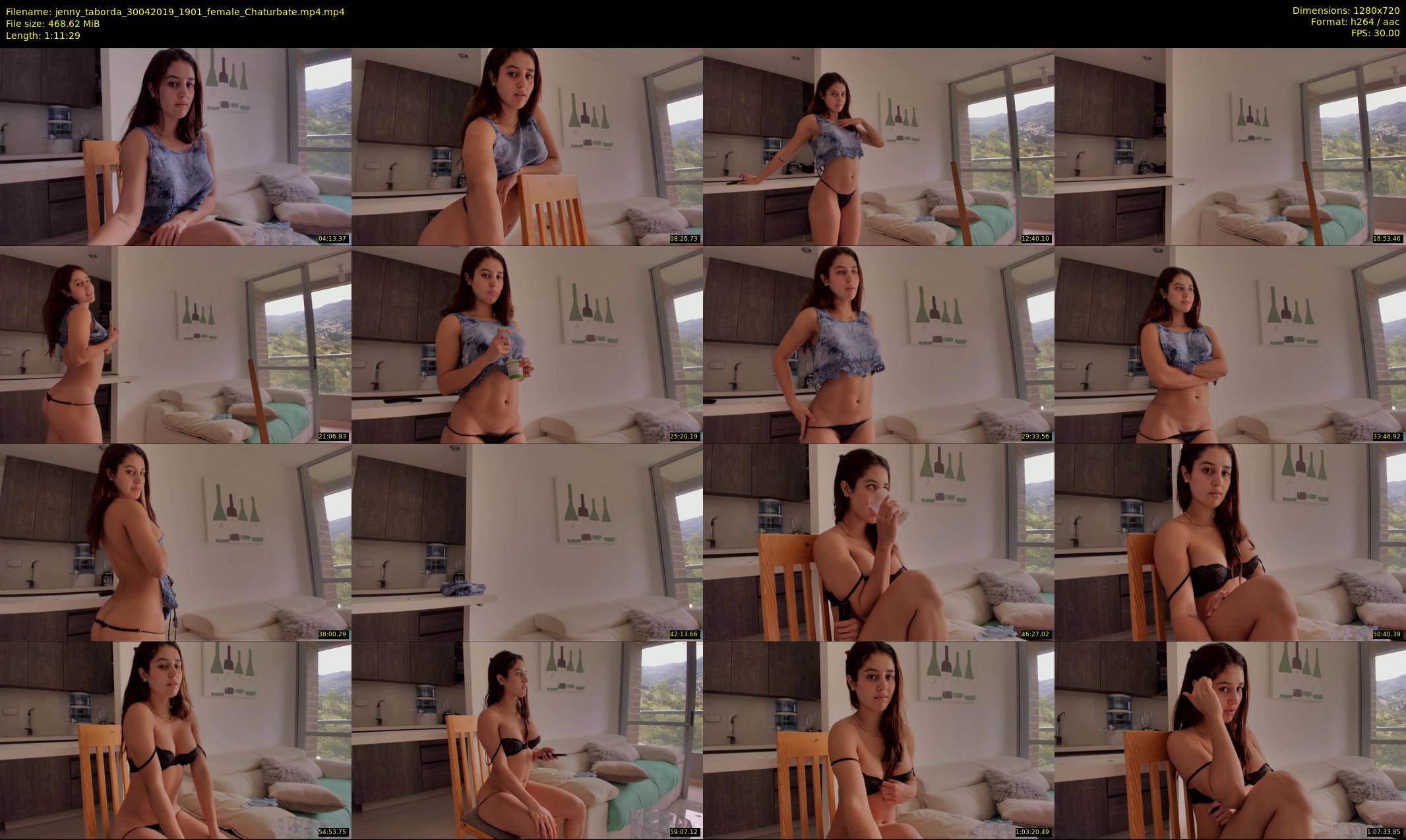 jenny_taborda — 72 minute Chaturbate female cam show recording, 720p, Apr 30, 2019