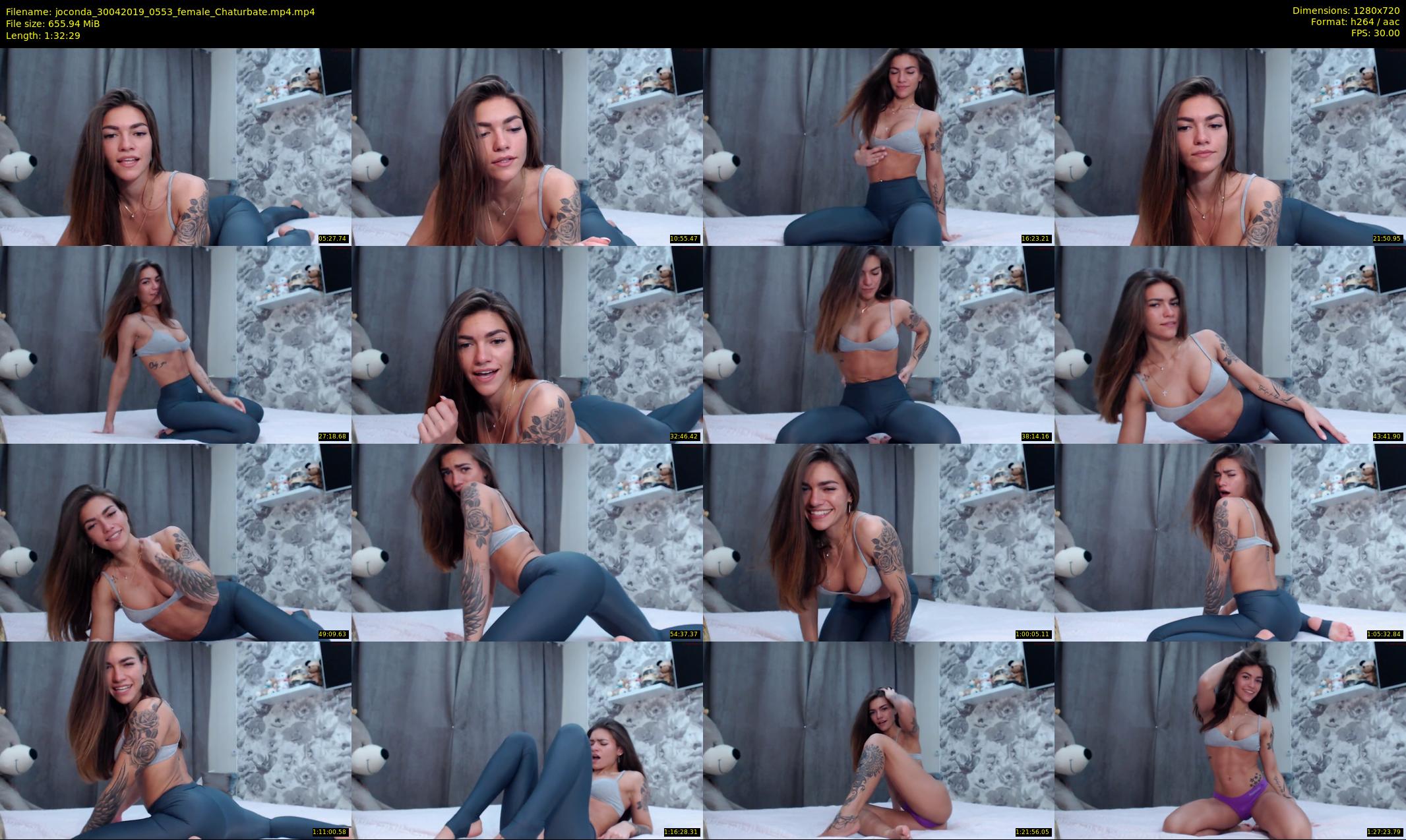 joconda — 93 minute Chaturbate female cam show recording, 720p, Apr 30, 2019