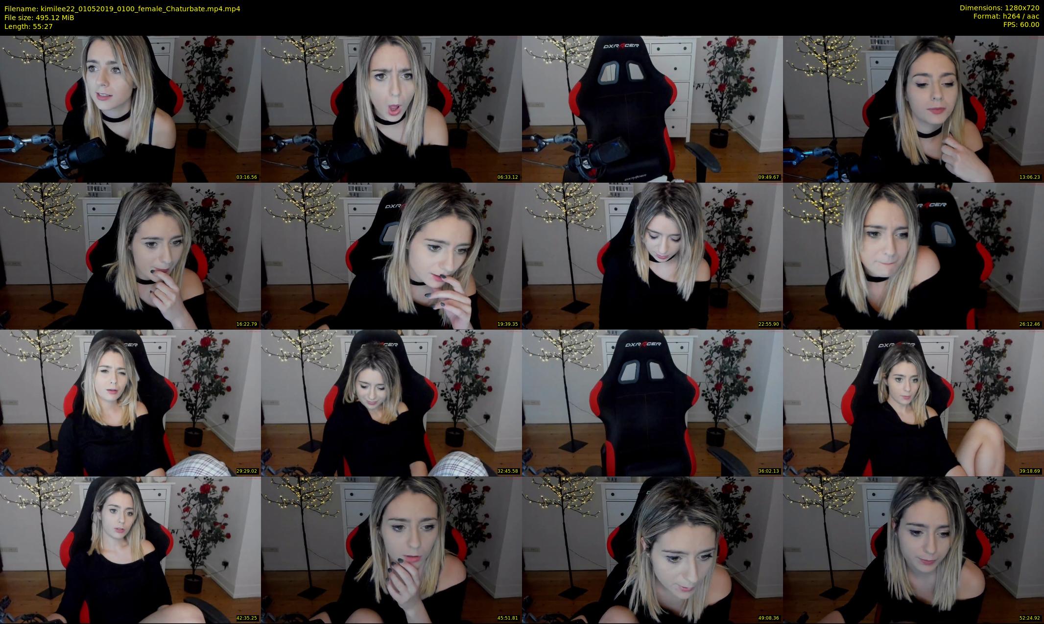 kimilee22 — 56 minute Chaturbate female cam show recording, 720p, May 1, 2019