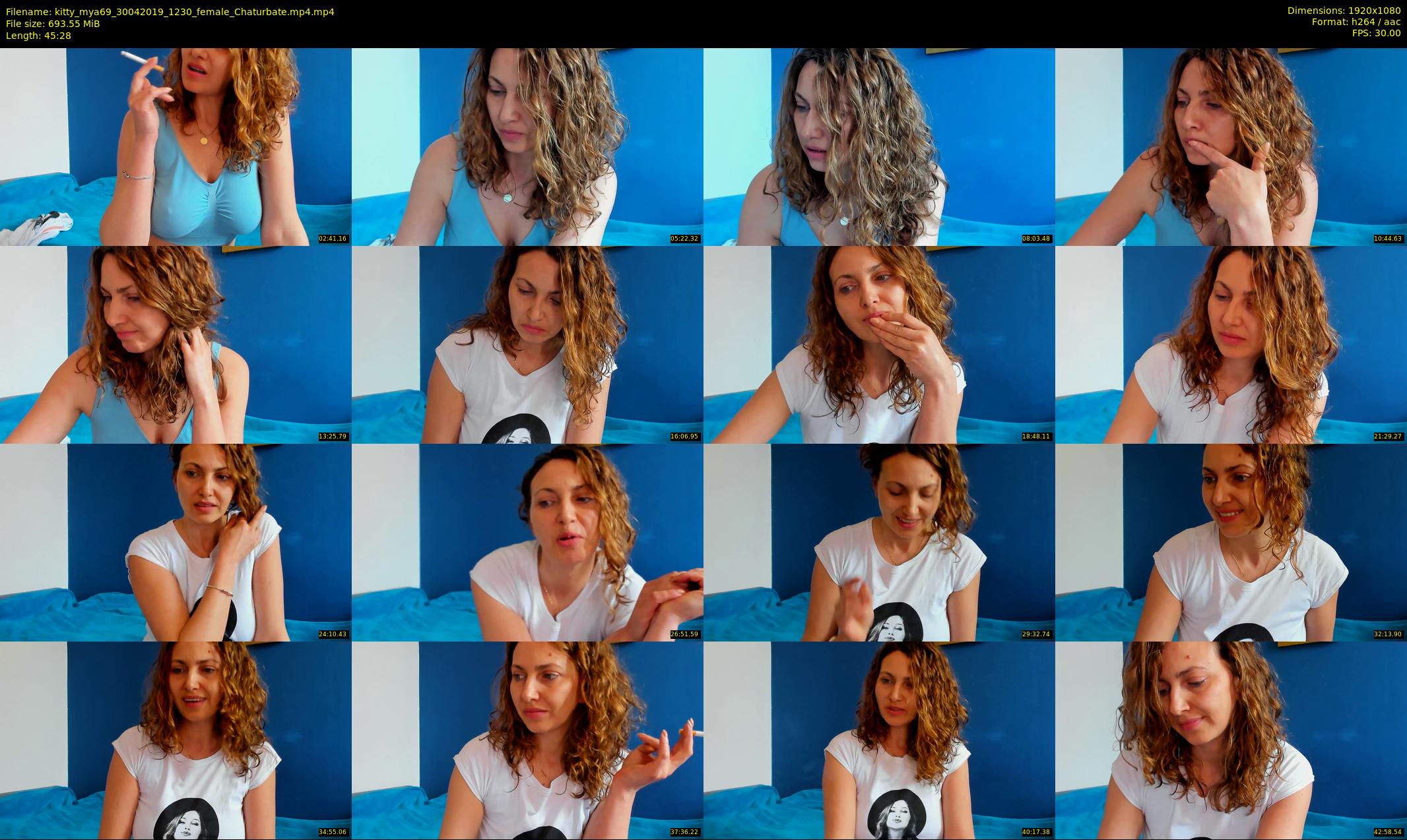 kitty_mya69 — 46 minute Chaturbate female cam show recording, 1080p, Apr 30, 2019