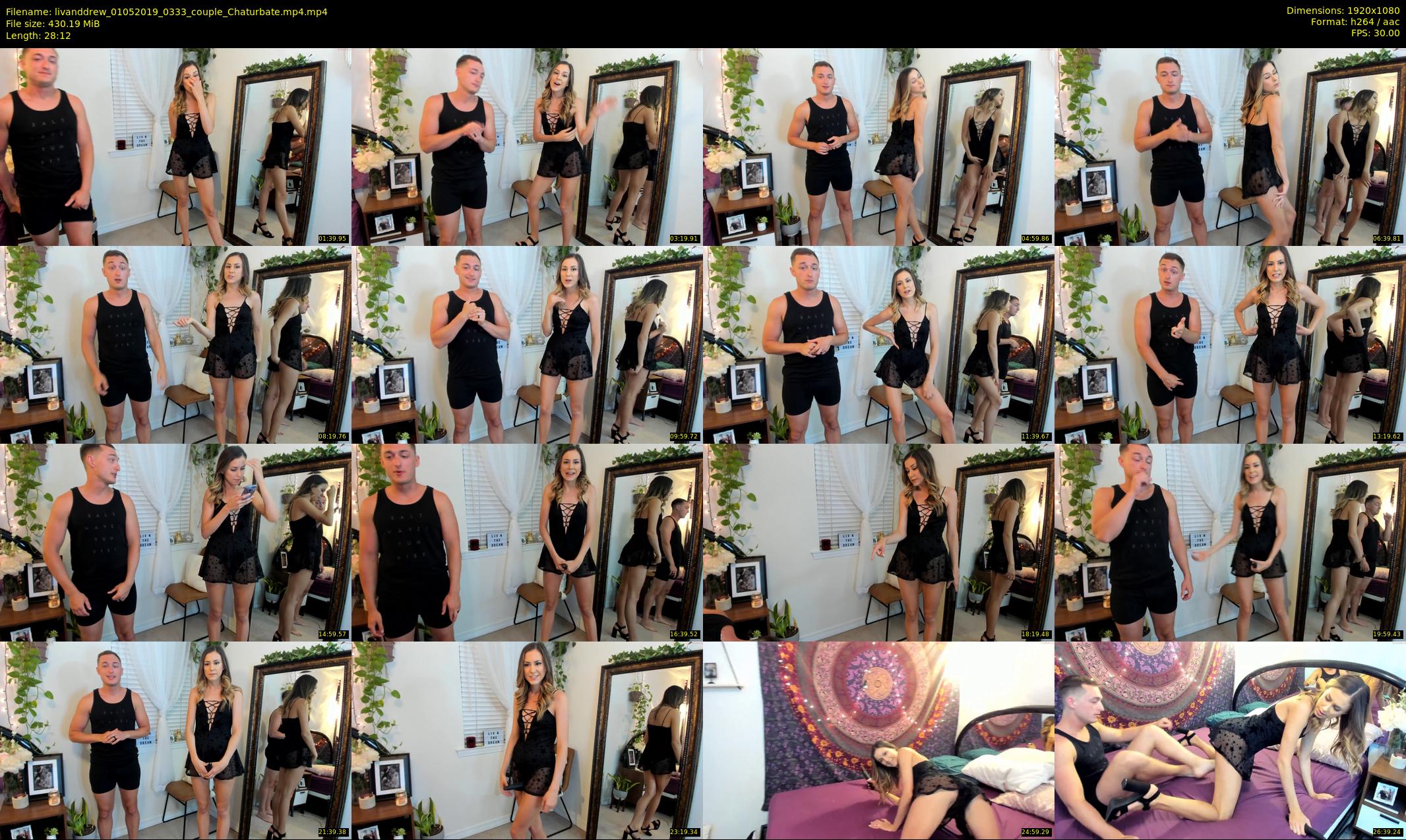 livanddrew — 29 minute Chaturbate couple cam show recording, 1080p, May 1, 2019