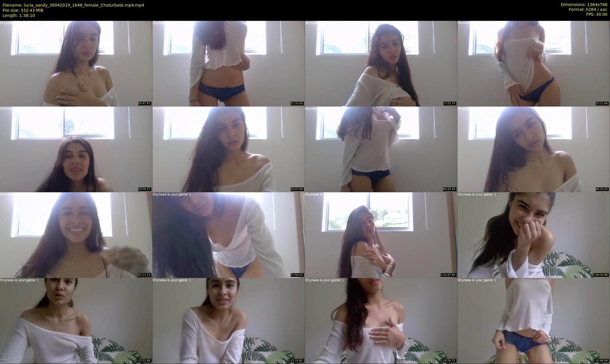 lucia_sandy — 99 minute Chaturbate female cam show recording, 720p, Apr 30, 2019