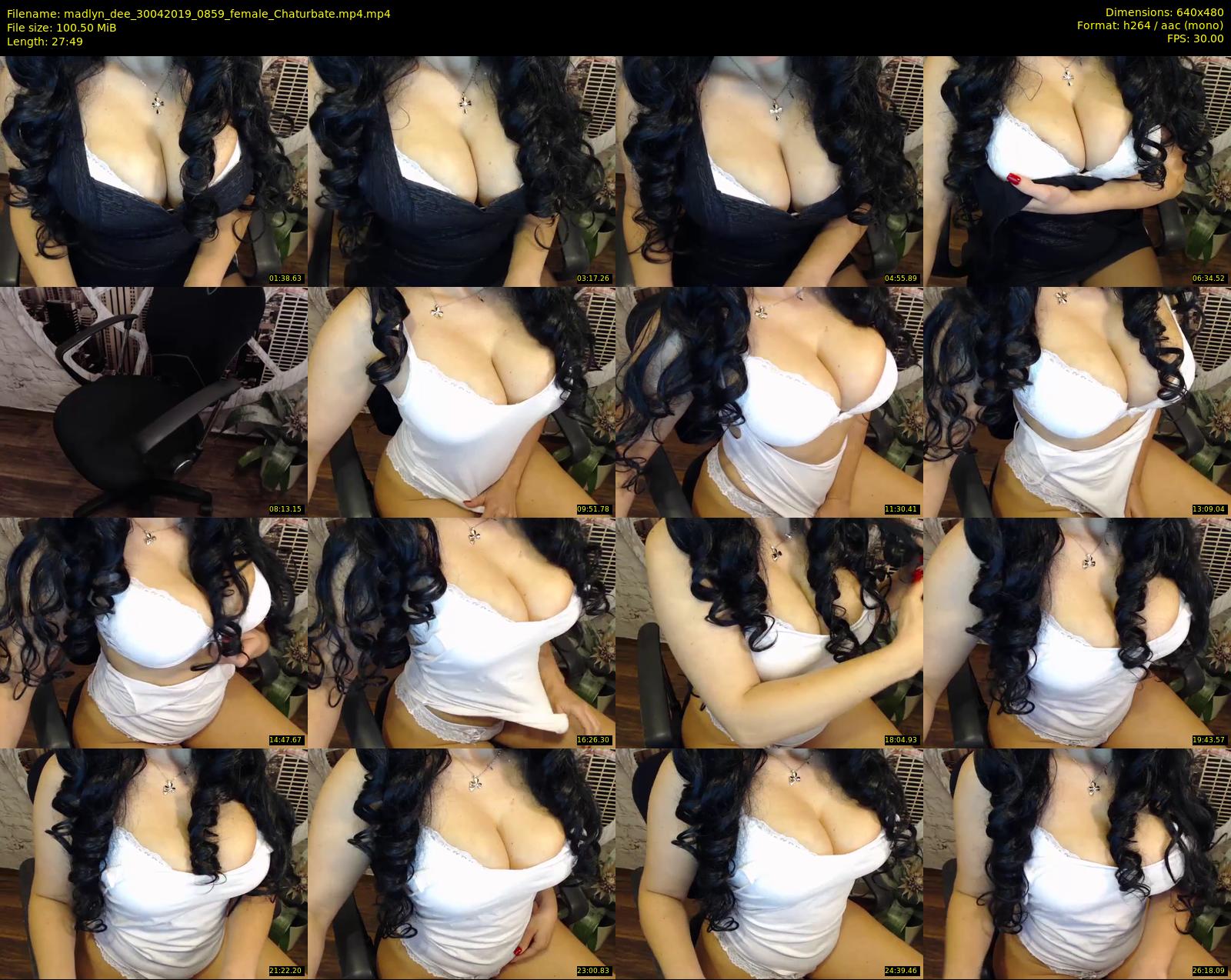 madlyn_dee — 28 minute Chaturbate female cam show recording, 480p, Apr 30, 2019