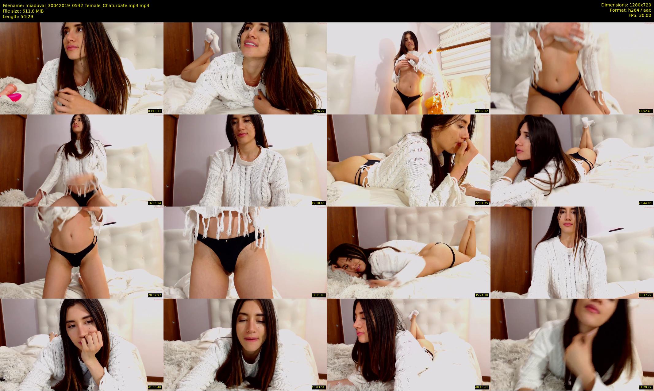 miaduval — 55 minute Chaturbate female cam show recording, 720p, Apr 30, 2019