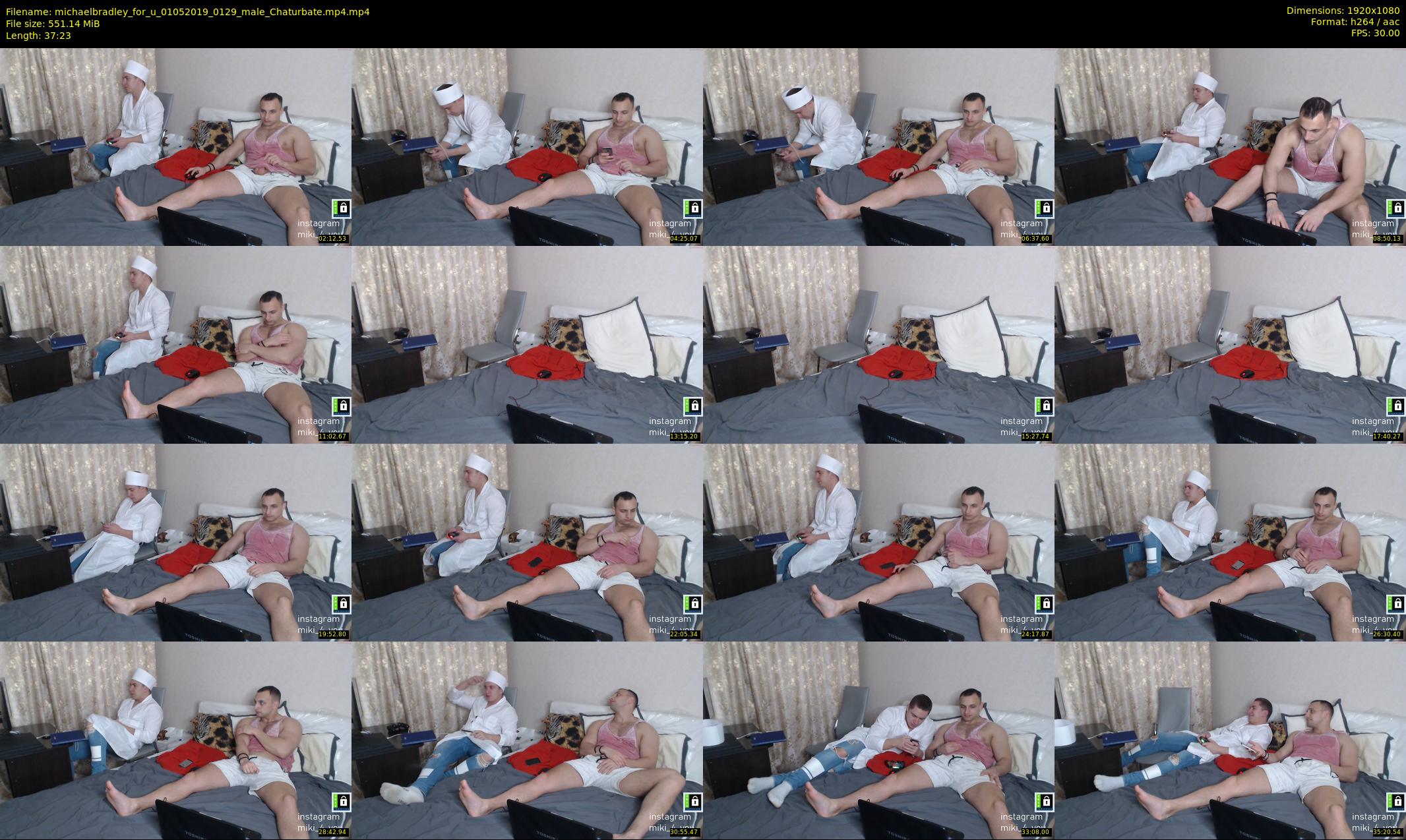 michaelbradley_for_u — 38 minute Chaturbate male cam show recording, 1080p, May 1, 2019