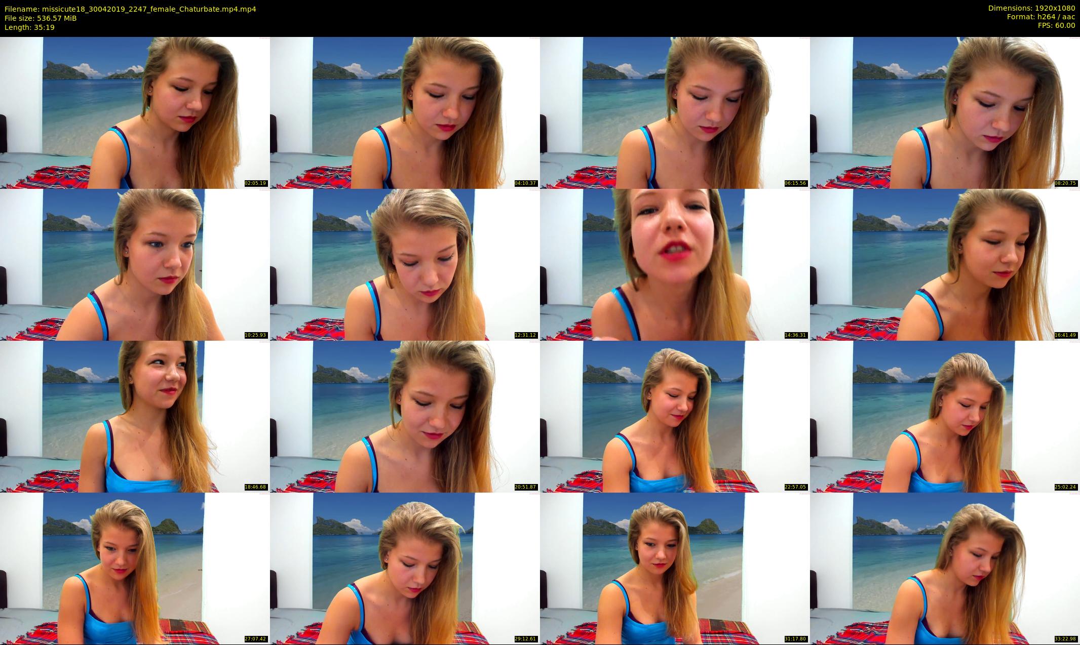 missicute18 — 36 minute Chaturbate female cam show recording, 1080p, Apr 30, 2019