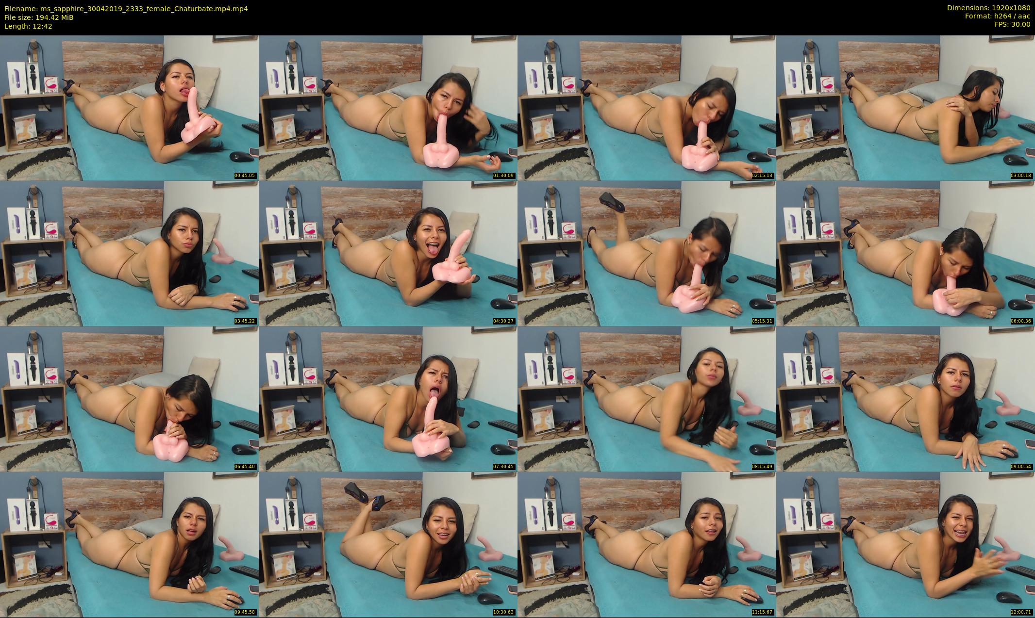 ms_sapphire — 13 minute Chaturbate female cam show recording, 1080p, Apr 30, 2019
