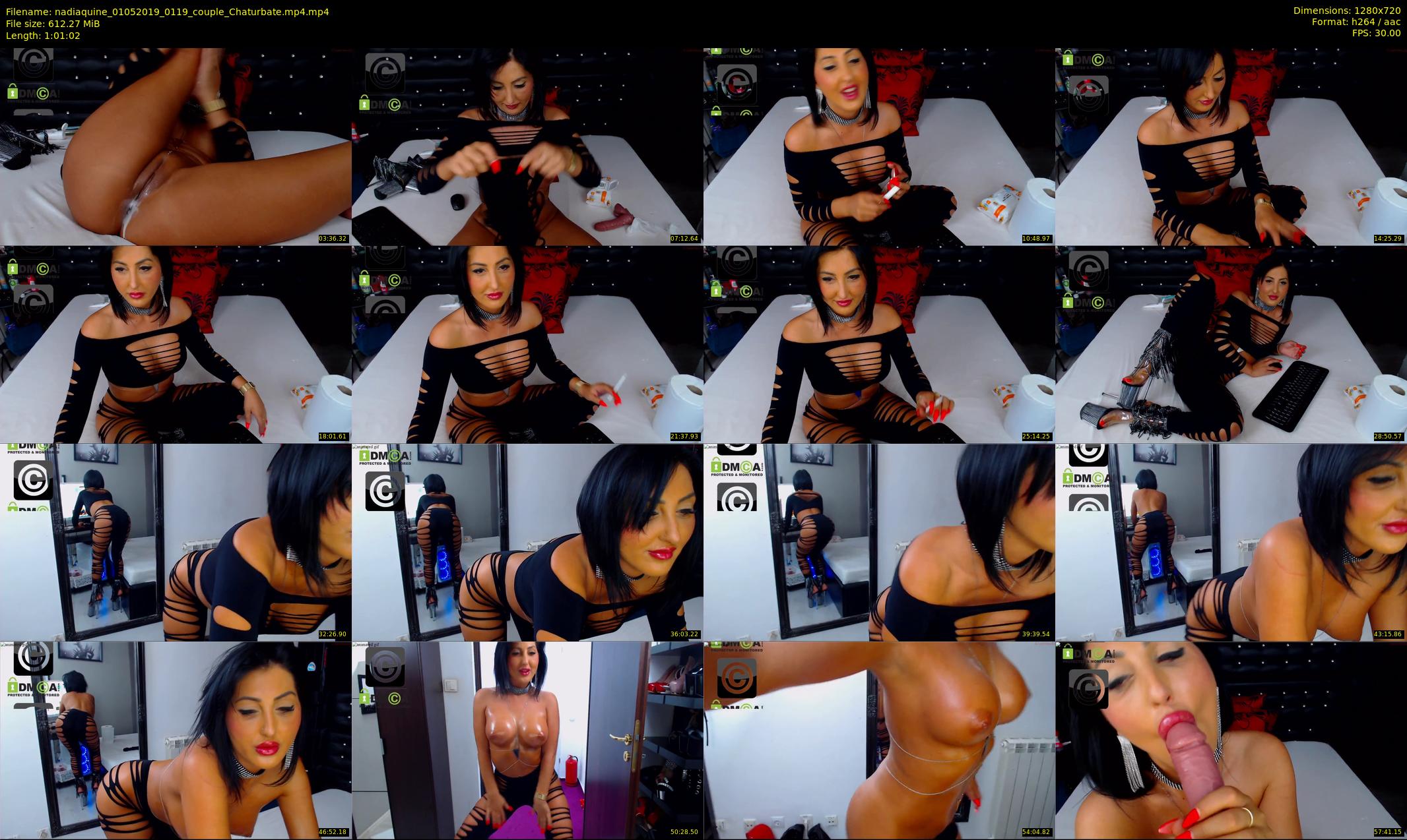 nadiaquine — 62 minute Chaturbate female cam show recording, 720p, May 1, 2019