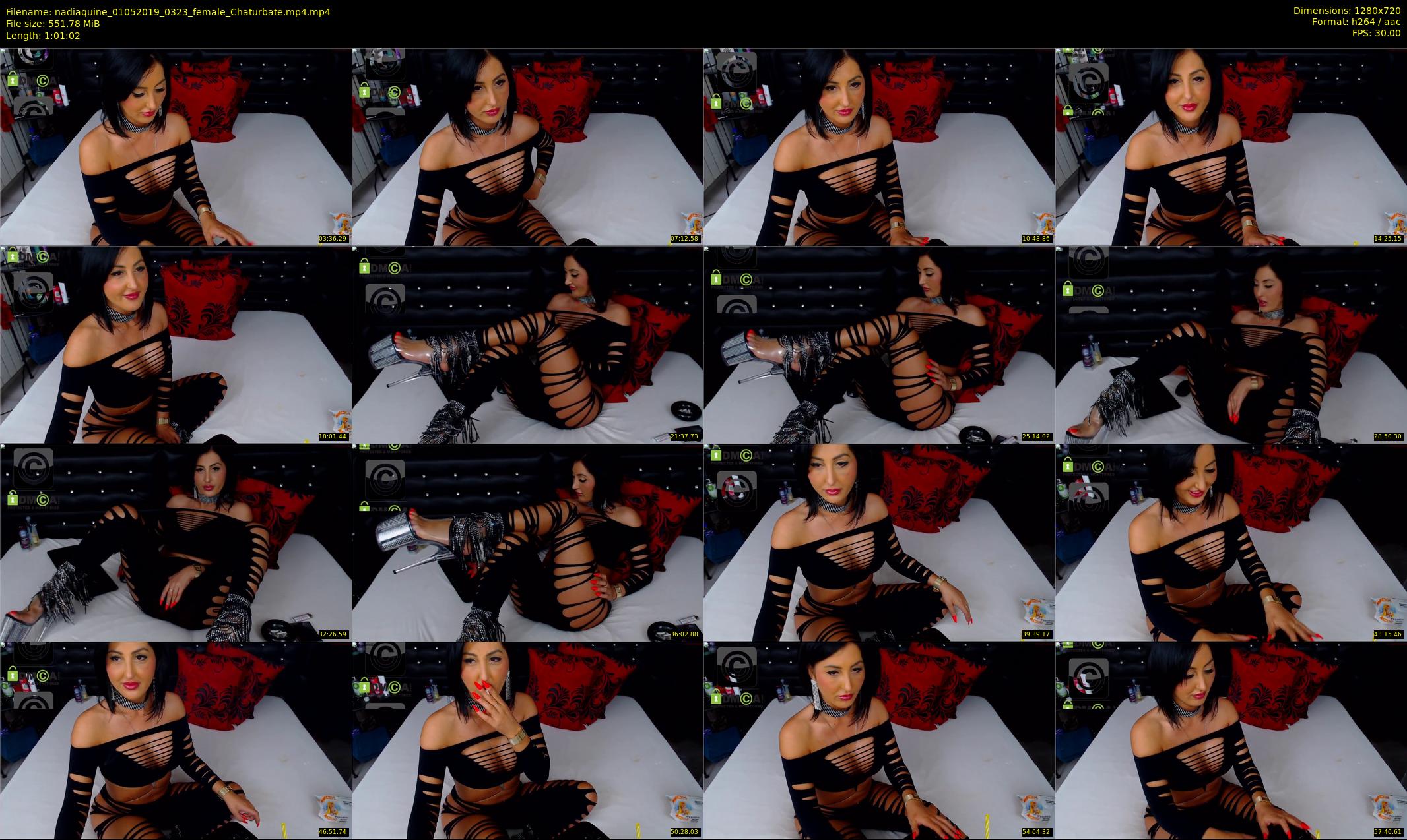 nadiaquine — 62 minute Chaturbate female cam show recording, 720p, May 1, 2019