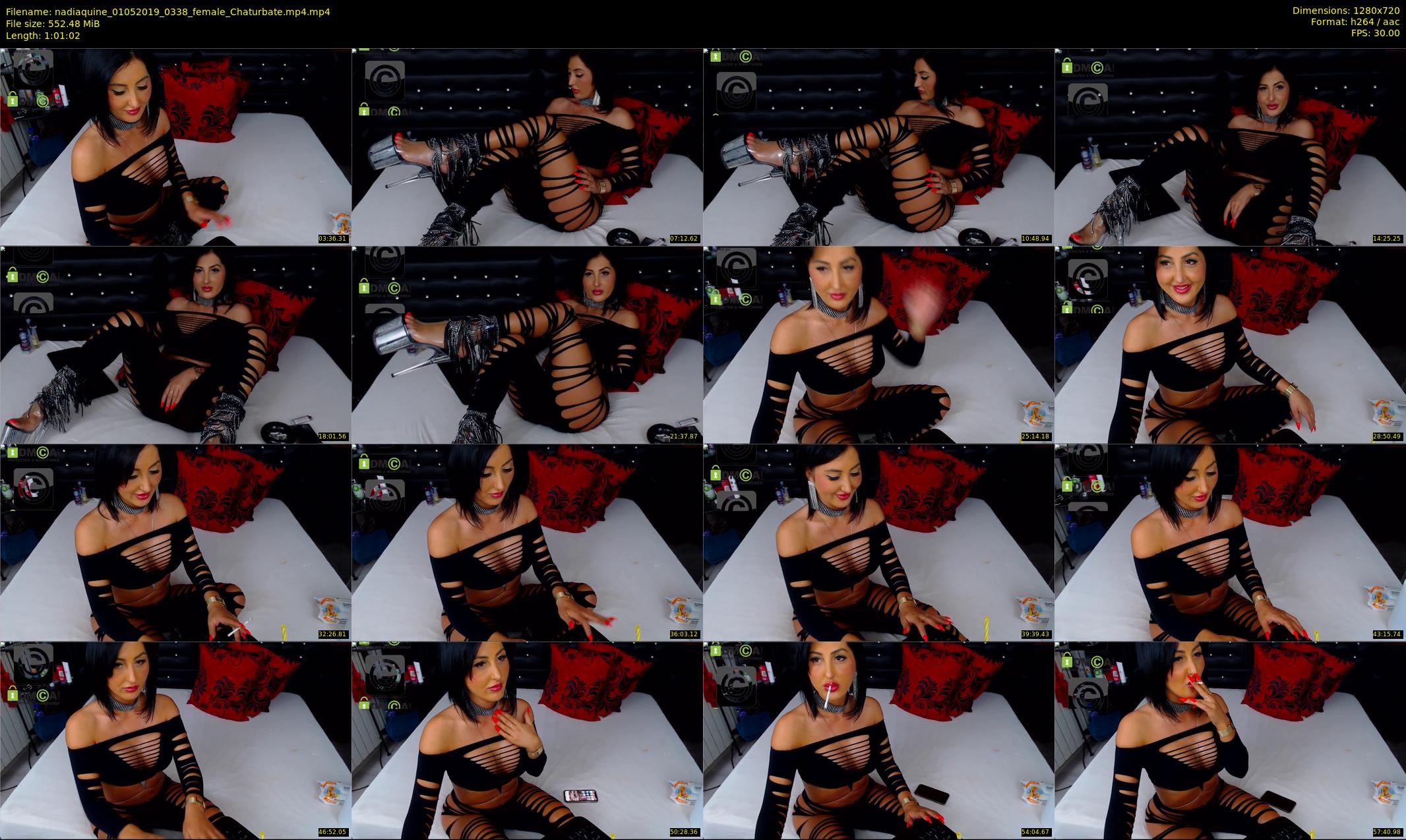 nadiaquine — 62 minute Chaturbate female cam show recording, 720p, May 1, 2019