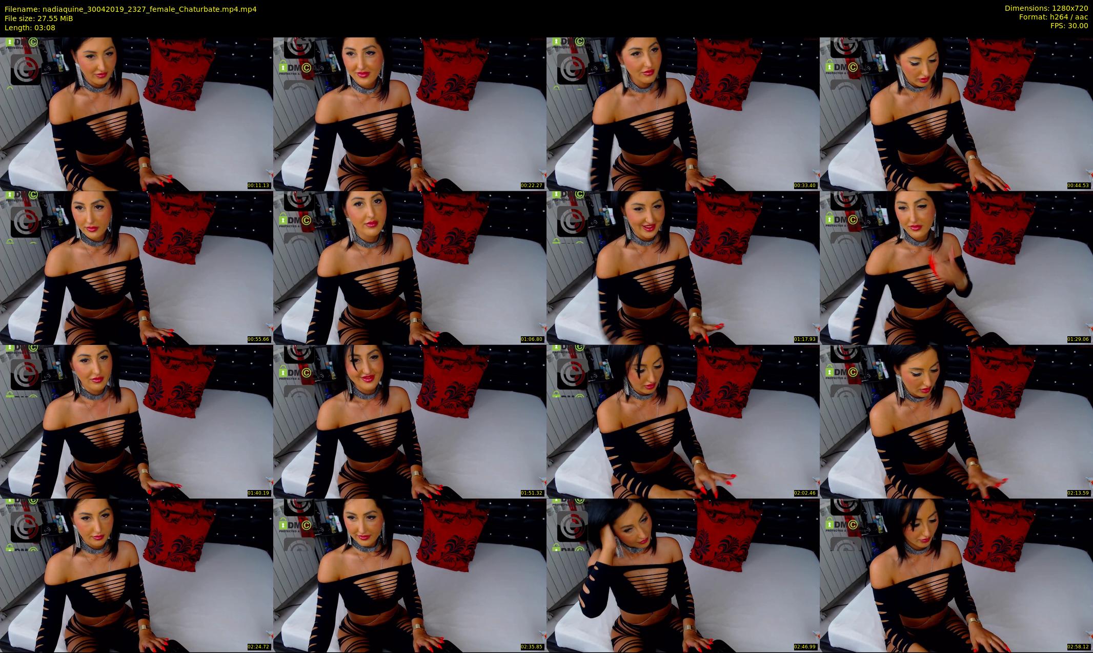 nadiaquine — 4 minute Chaturbate female cam show recording, 720p, Apr 30, 2019