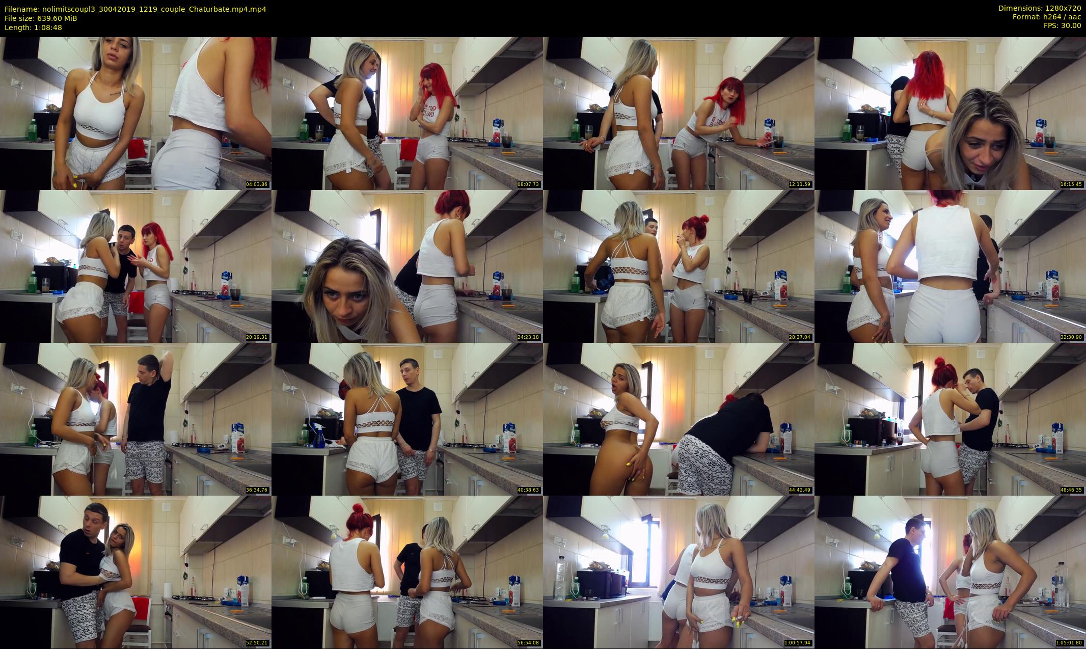 nolimitscoupl3 — 69 minute Chaturbate couple cam show recording, 720p, Apr 30, 2019