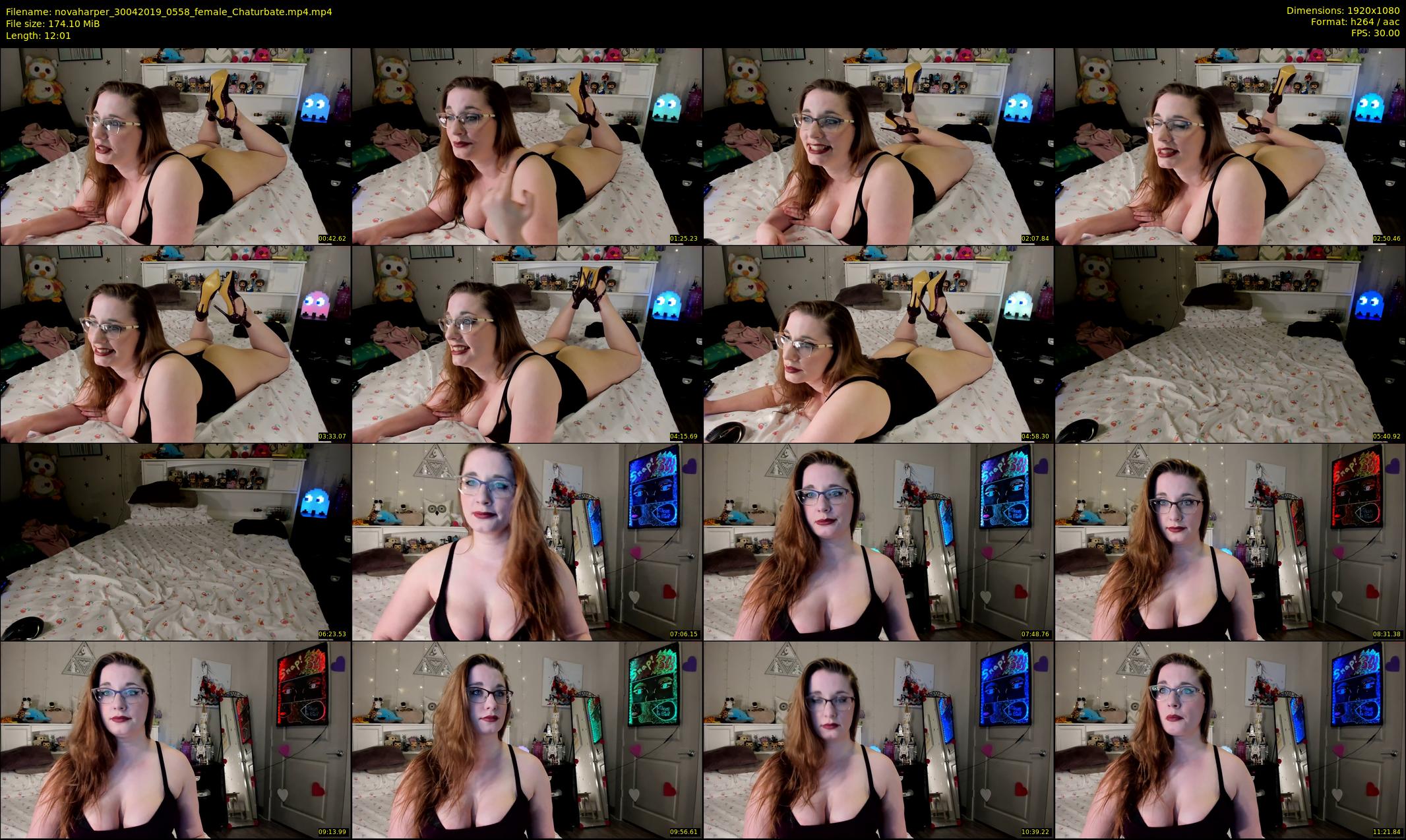 novaharper — 13 minute Chaturbate female cam show recording, 1080p, Apr 30, 2019