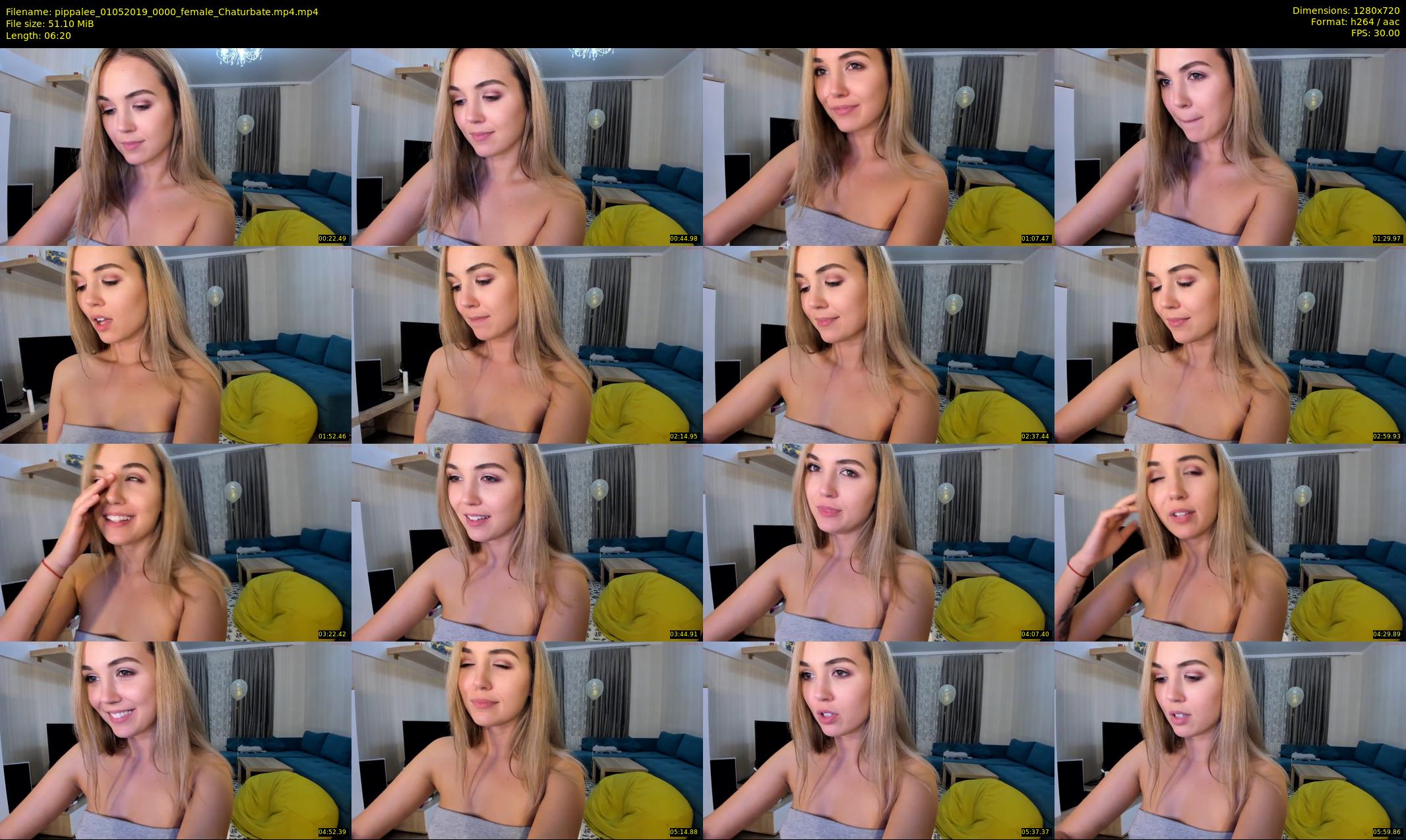 pippalee — 7 minute Chaturbate female cam show recording, 720p, May 1, 2019