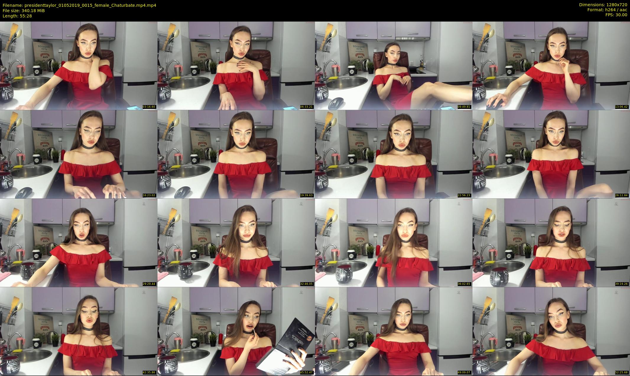 presidenttaylor — 56 minute Chaturbate female cam show recording, 720p, May 1, 2019